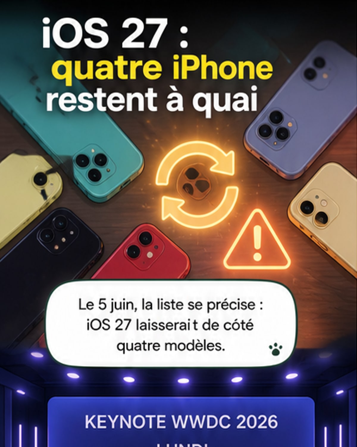 iOS 27 : ces iPhone exclus