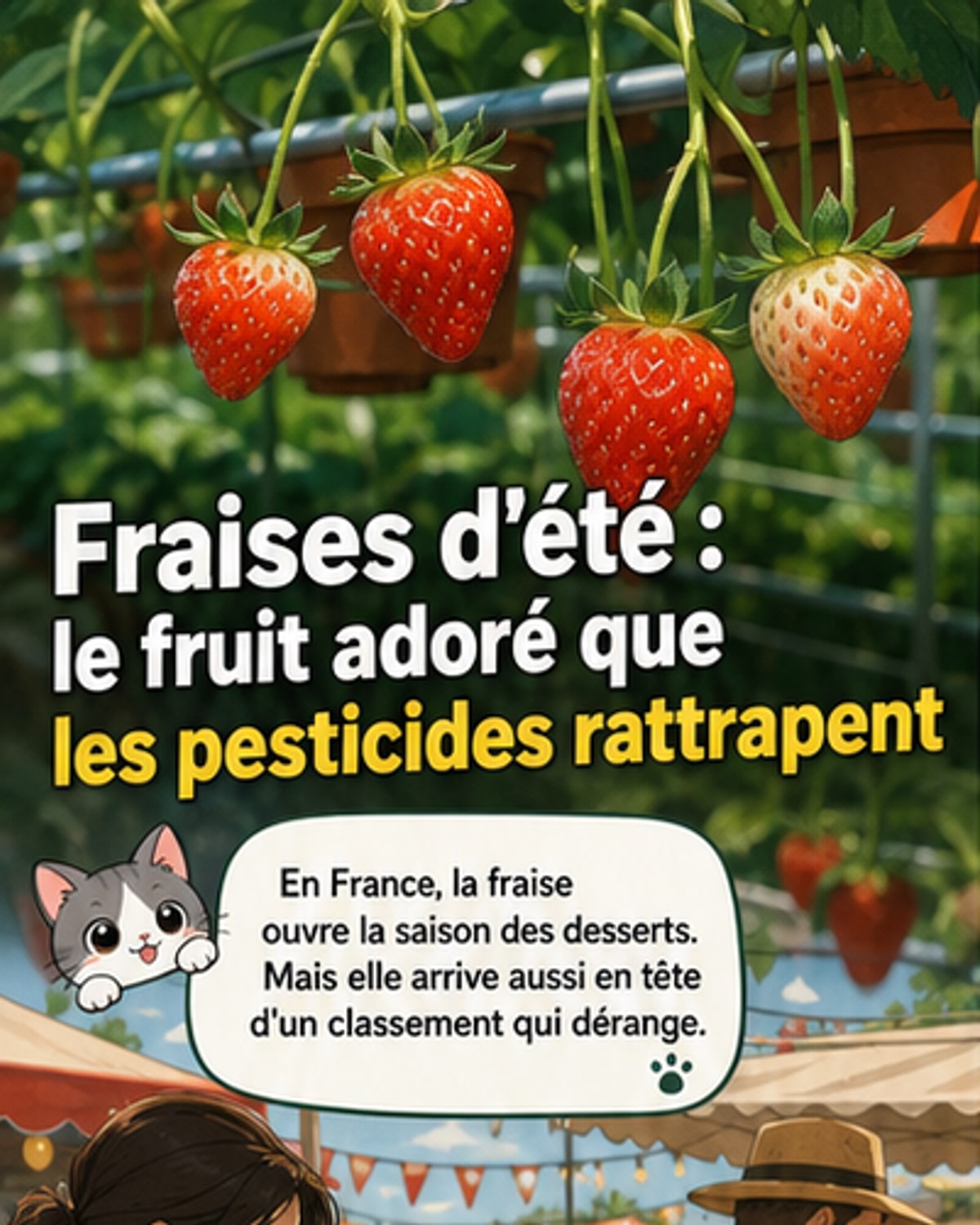 Les fraises, fruit le plus contaminé