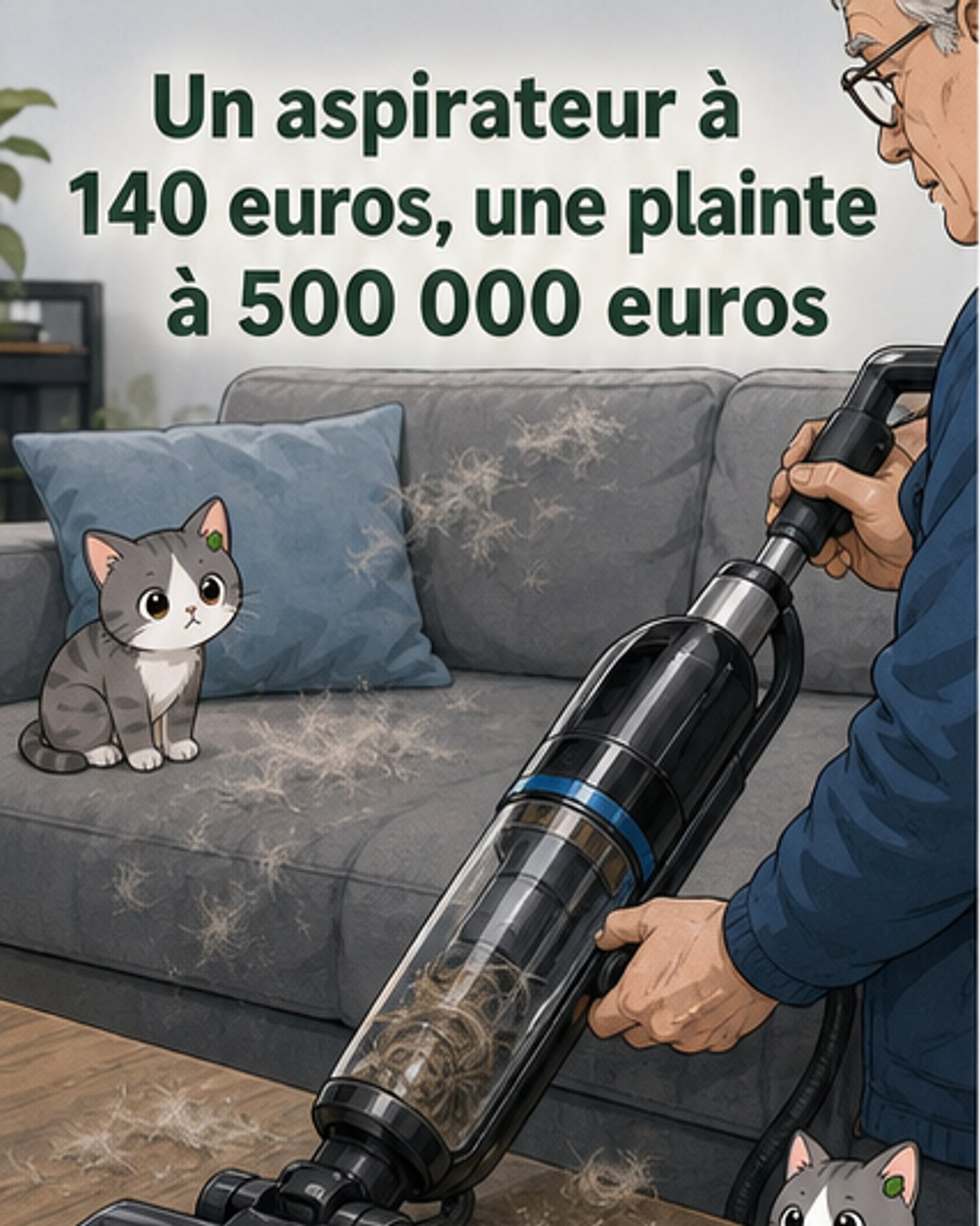 Un aspirateur déclenche une plainte de 500 000 €