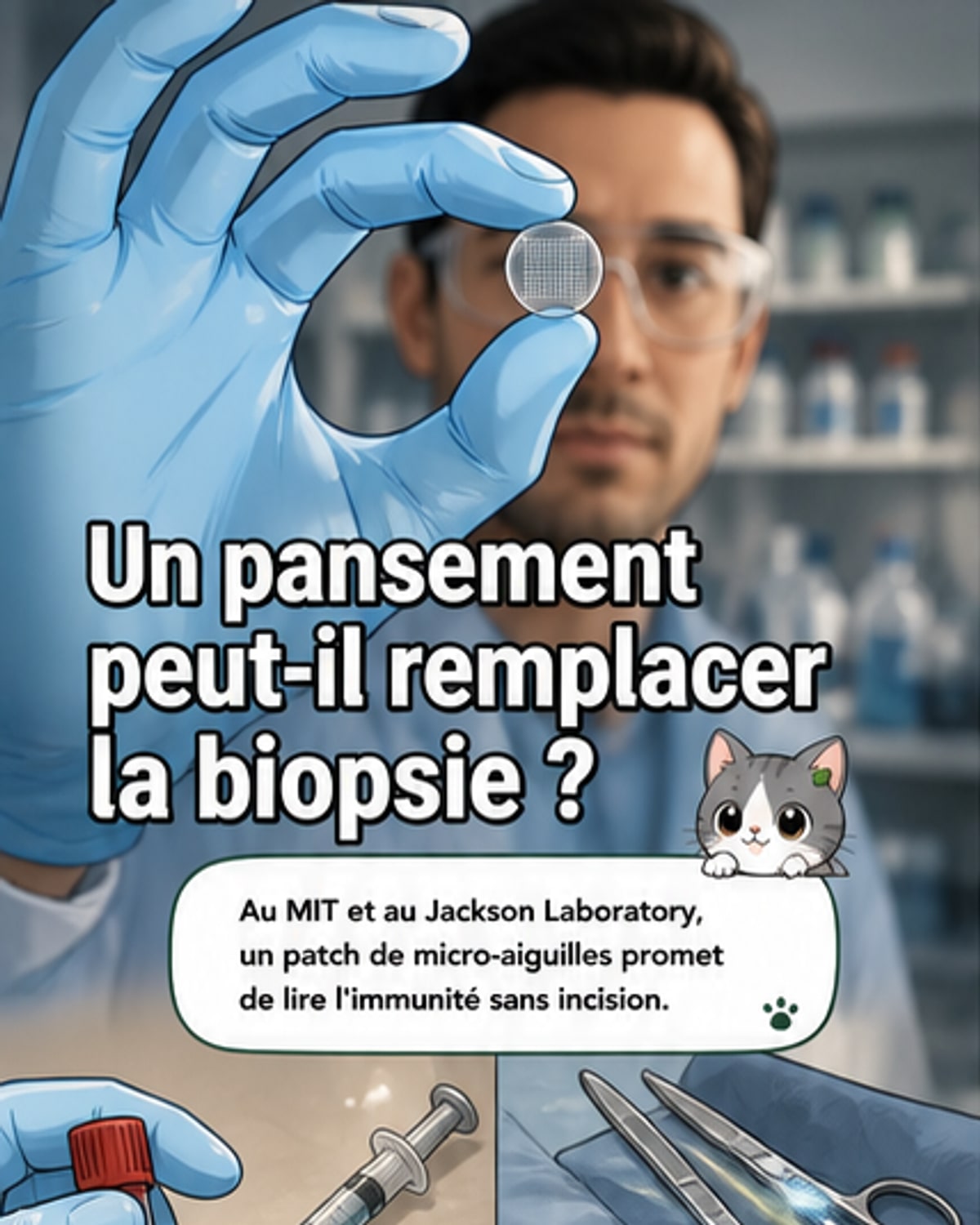 Un simple pansement analyse votre immunité