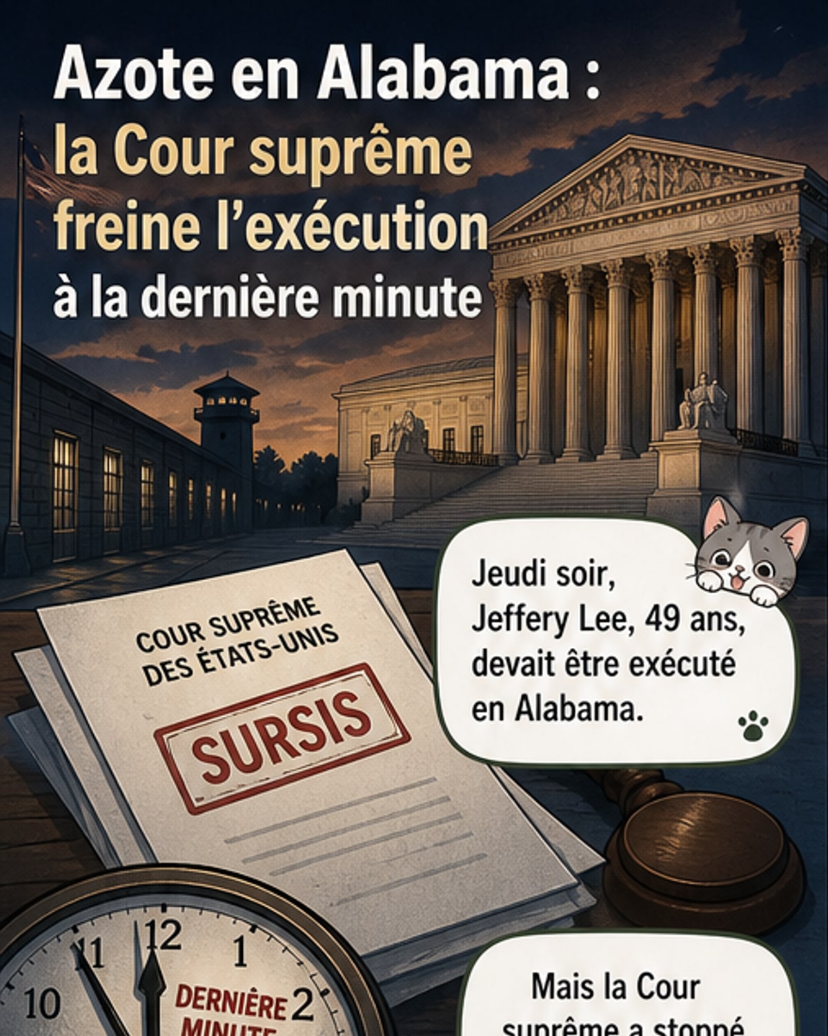 La Cour suprême stoppe une exécution