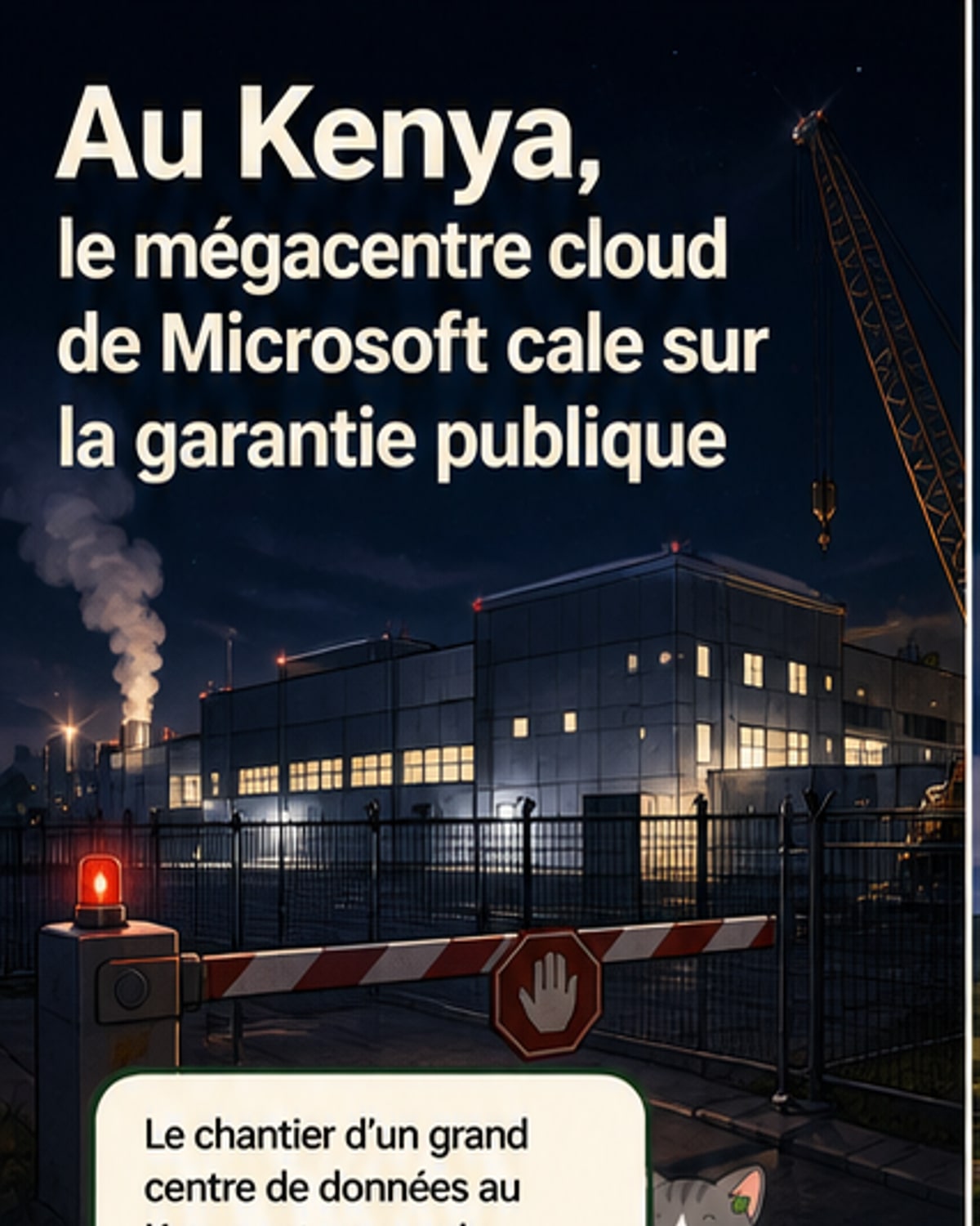 Microsoft freine son datacenter au Kenya