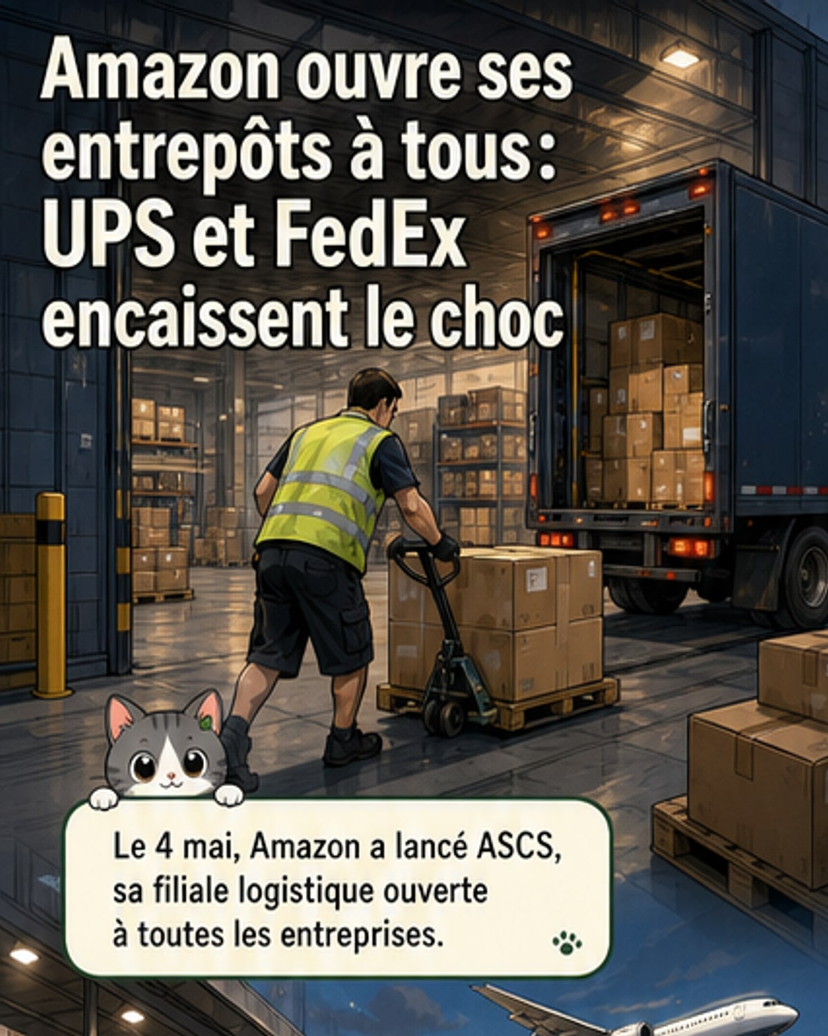 Amazon lance sa propre chaîne logistique
