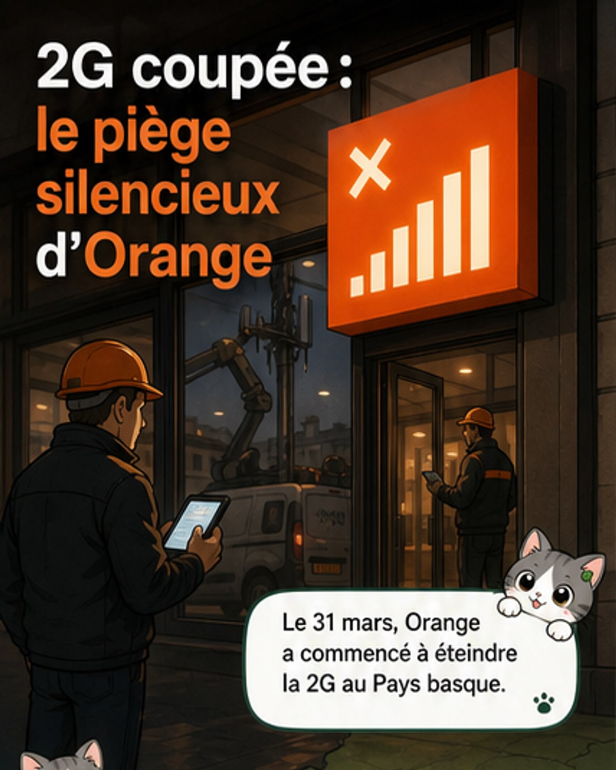 Fin de la 2G en France