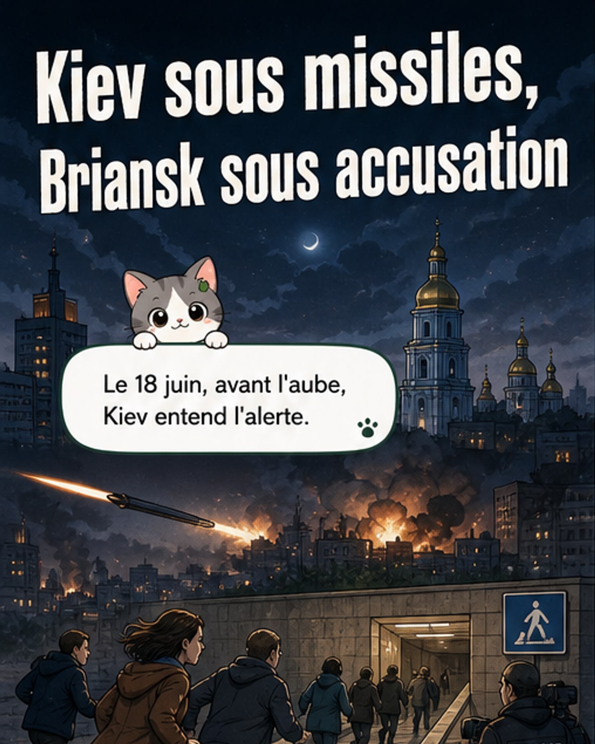 Kiev et Briansk touchés dans la nuit