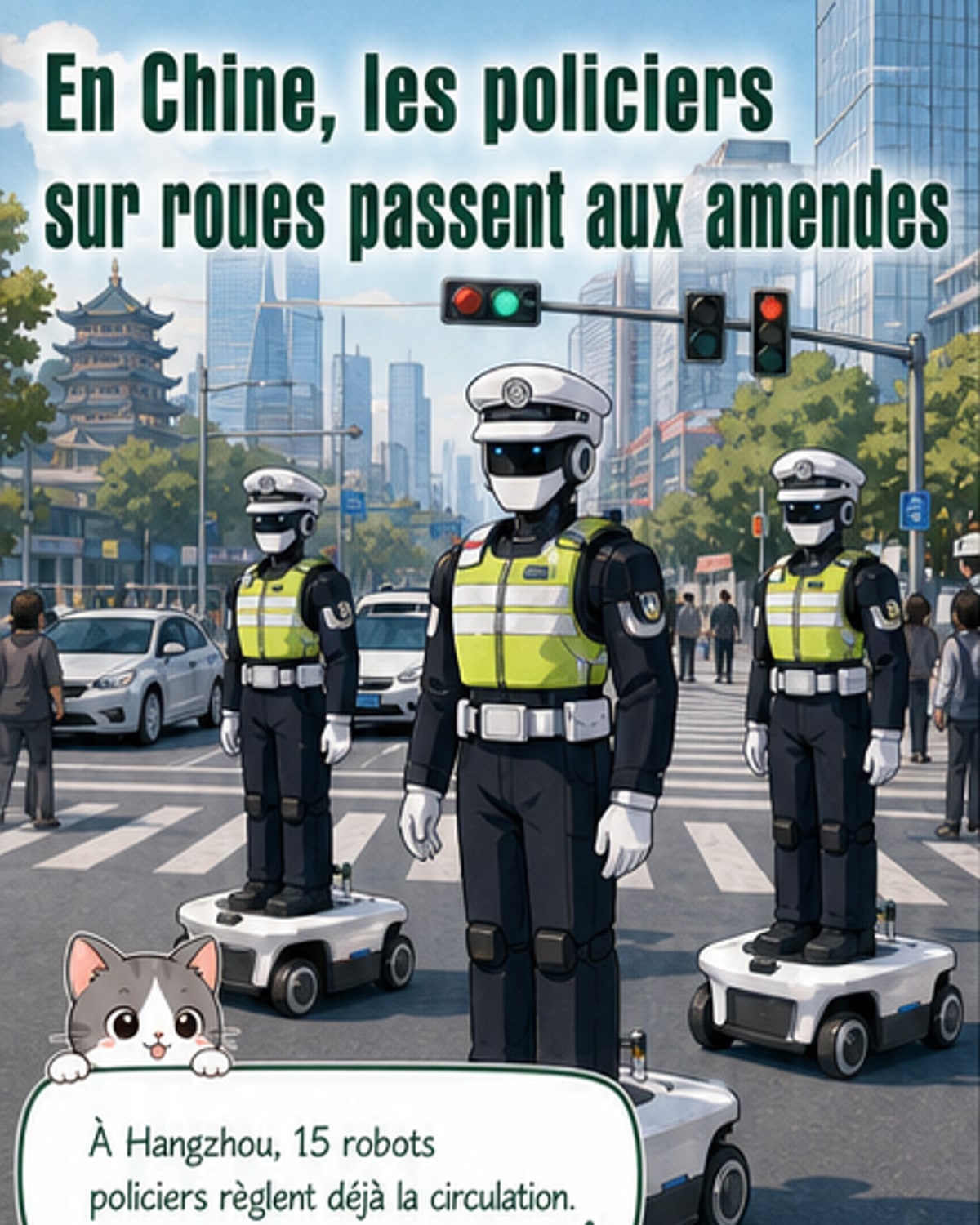 Des robots policiers remplacent les agents en Chine