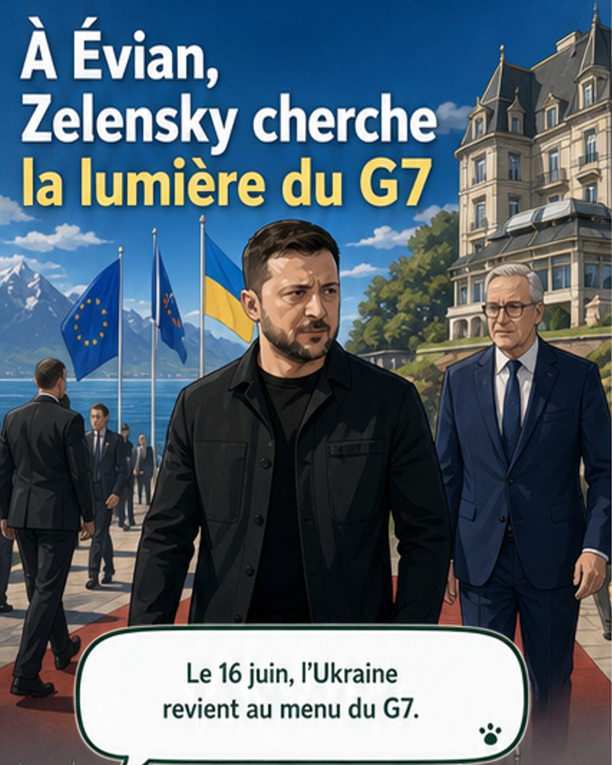 L'Ukraine en première ligne du G7, éclipsée par l'Iran