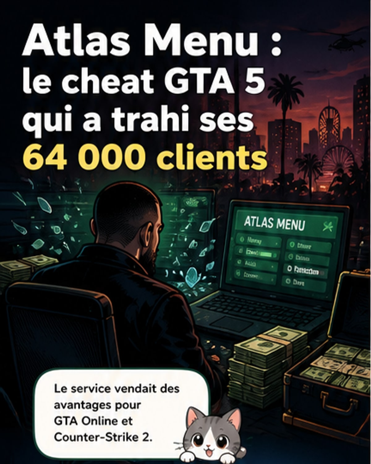 Un menu de triche pour GTA 5 fuité
