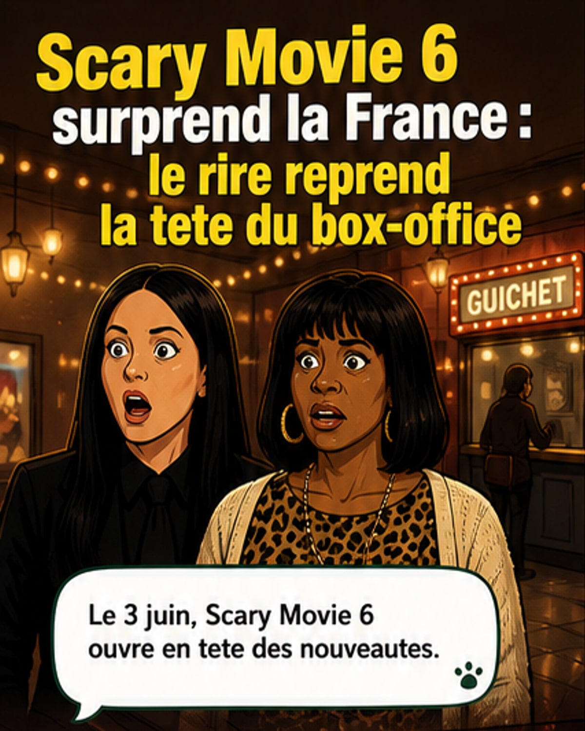 Scary Movie 6 en tête des entrées