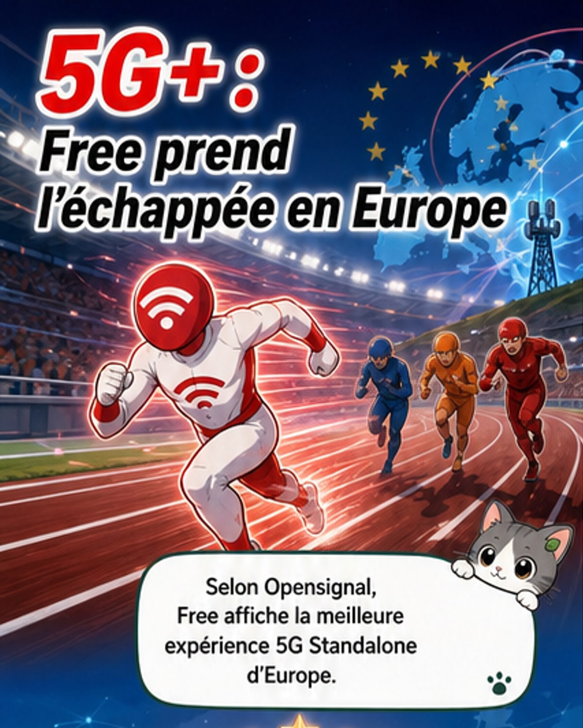 Free domine la 5G+ en Europe