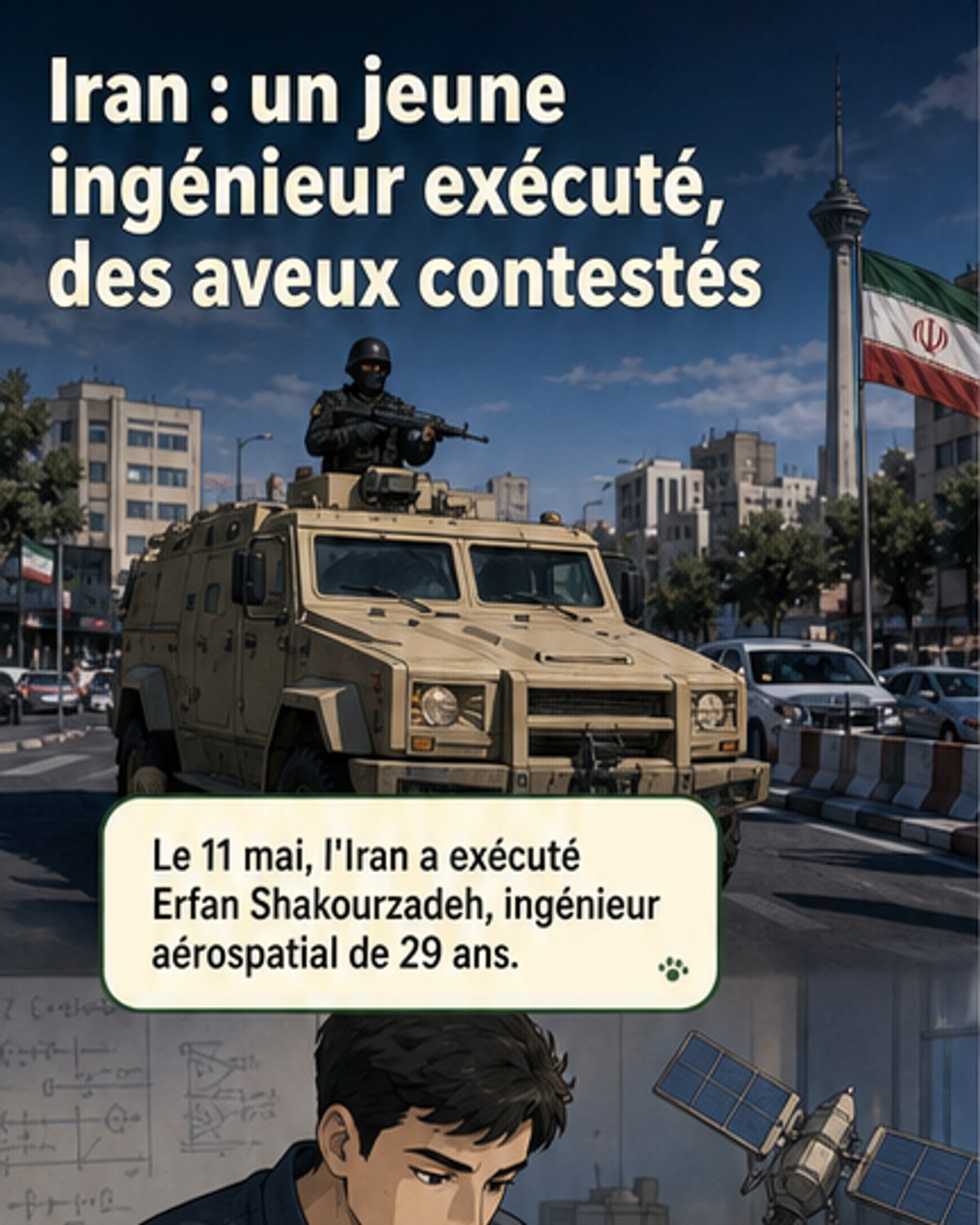 Un ingénieur iranien exécuté pour espionnage