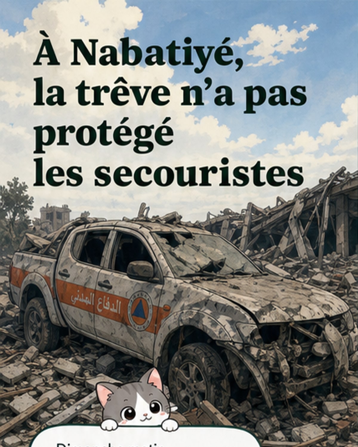 Un centre de secours libanais détruit malgré la trêve