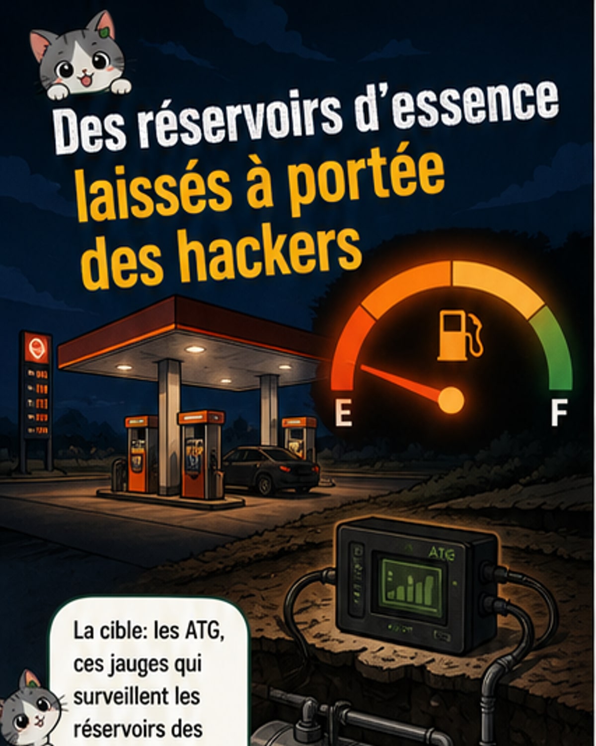 Des hackers ciblent les réservoirs de carburant