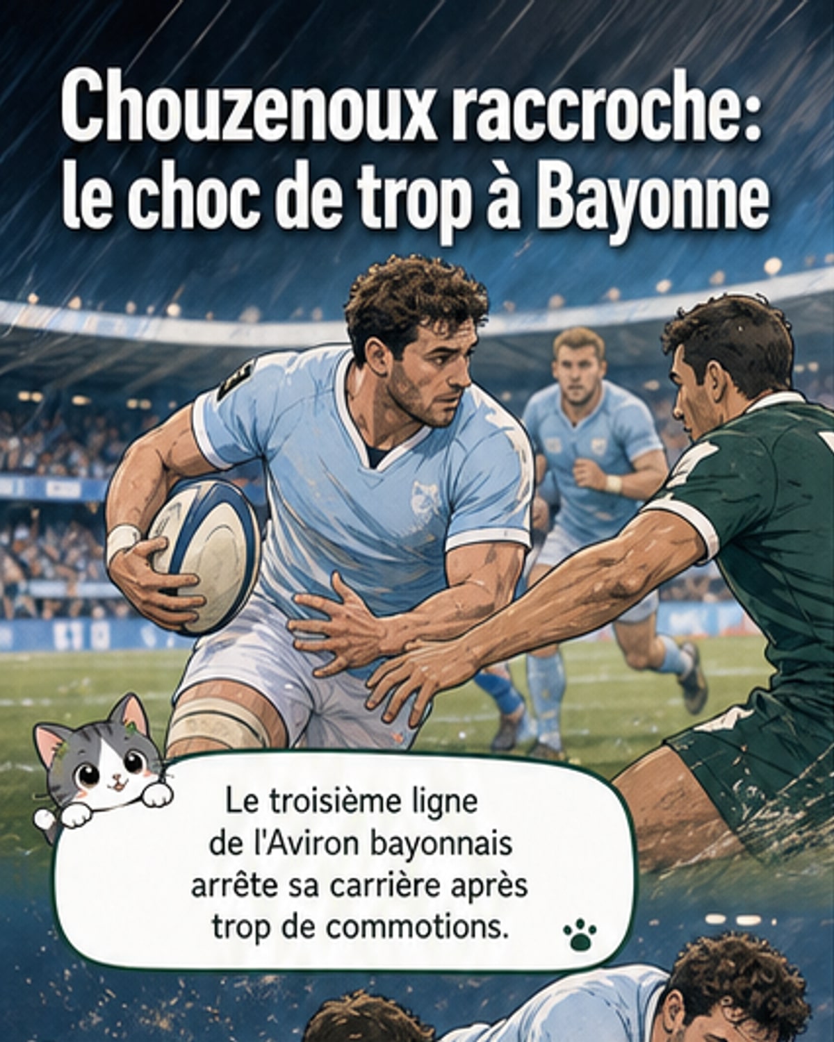 Un joueur de Top 14 raccroche pour commotions