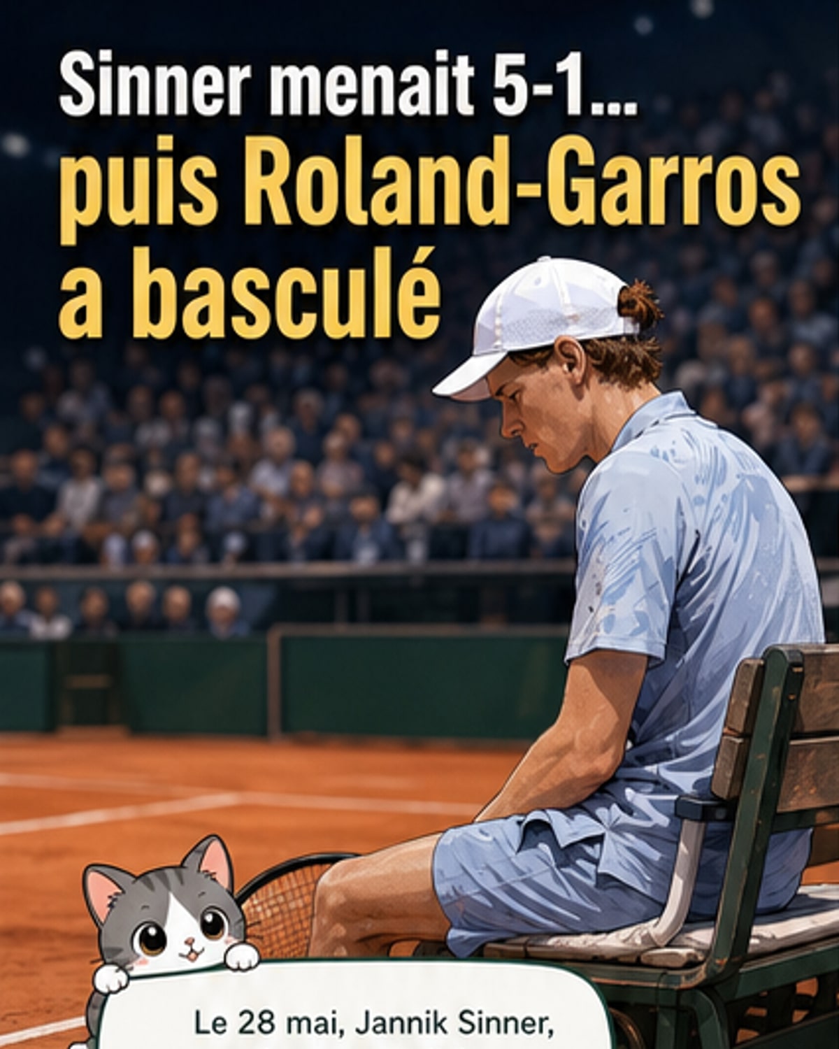 Choc à Roland-Garros : Sinner éliminé