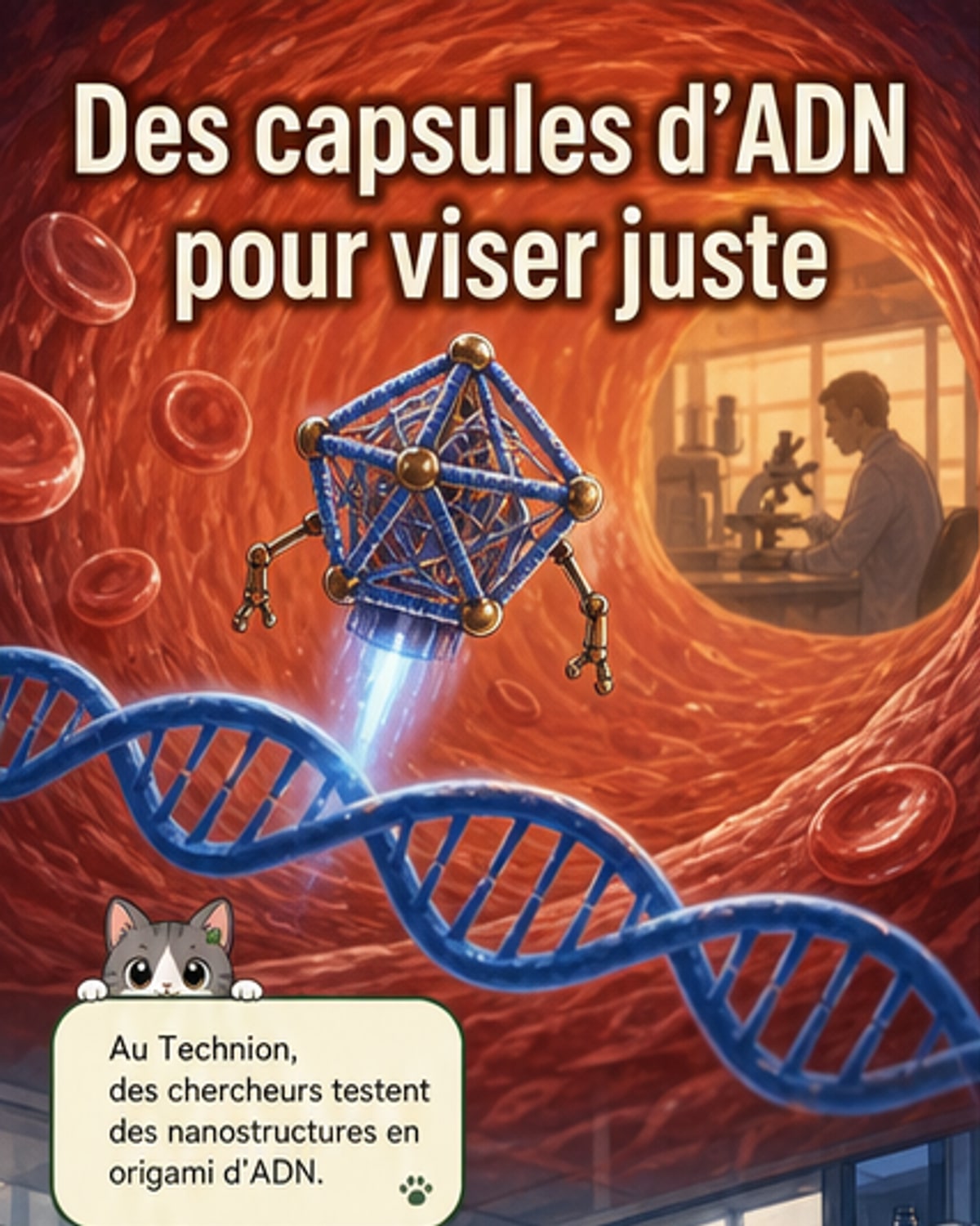 Des robots en ADN pour cibler les maladies