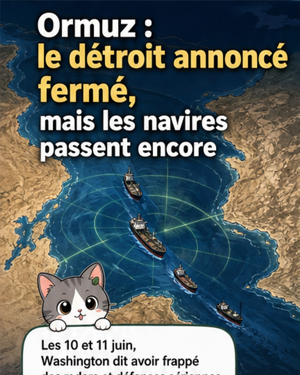 Tensions au détroit d’Ormuz après frappes américaines