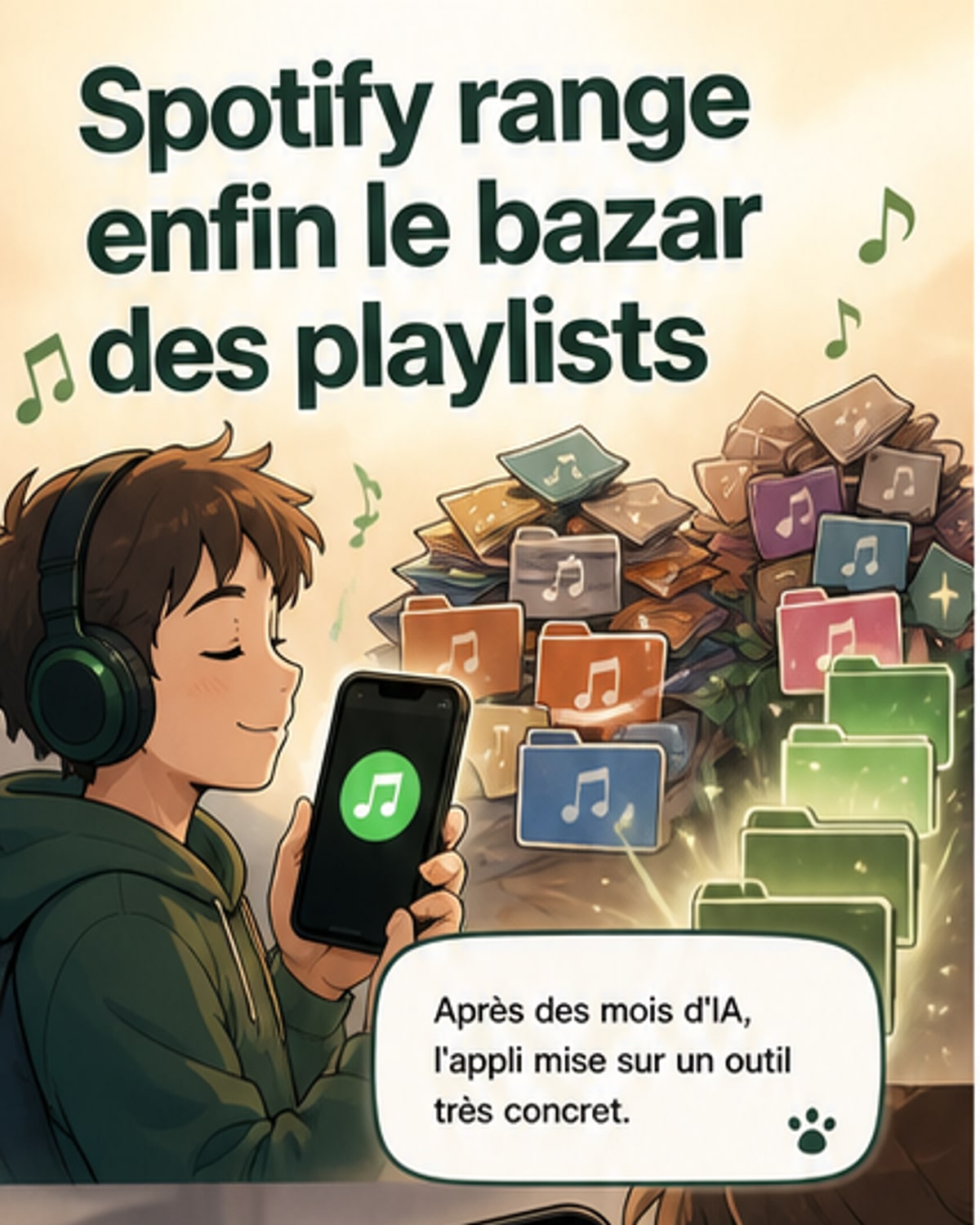 Spotify mise à jour : fin du désordre