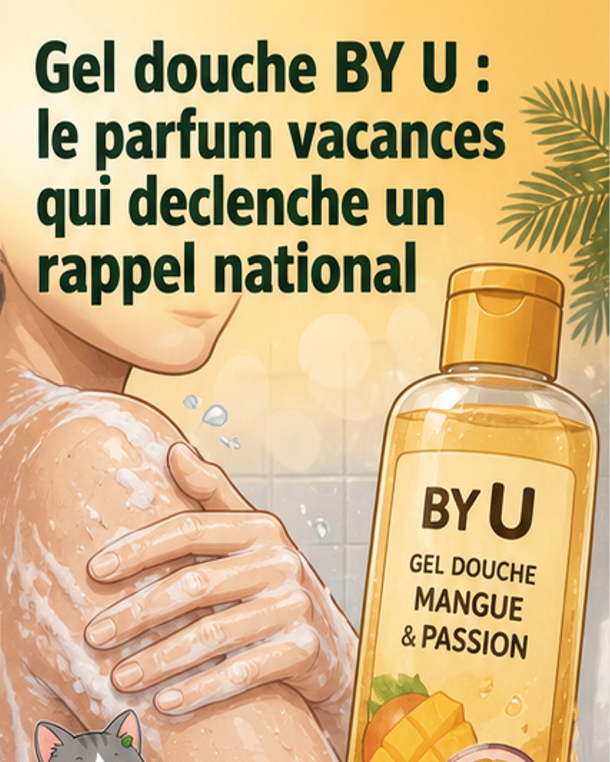 Gel douche U rappelé pour bactérie dangereuse