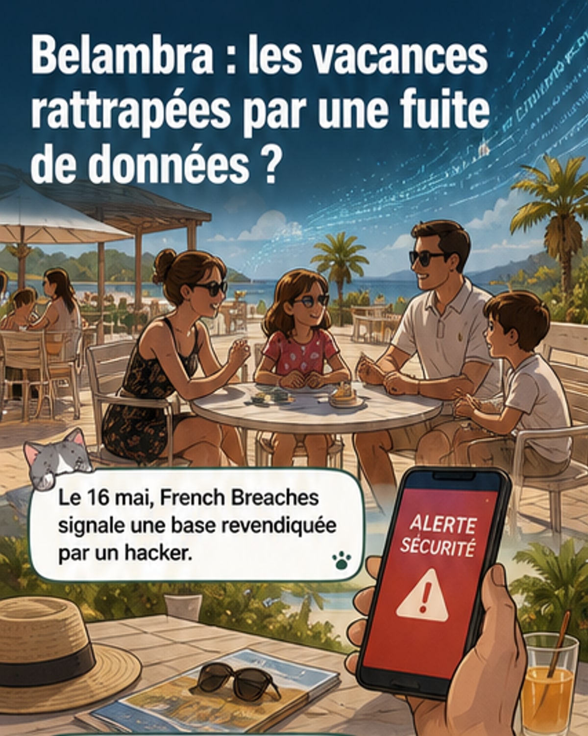 Cyberattaque dans le tourisme : 402 000 clients Belambra exposés