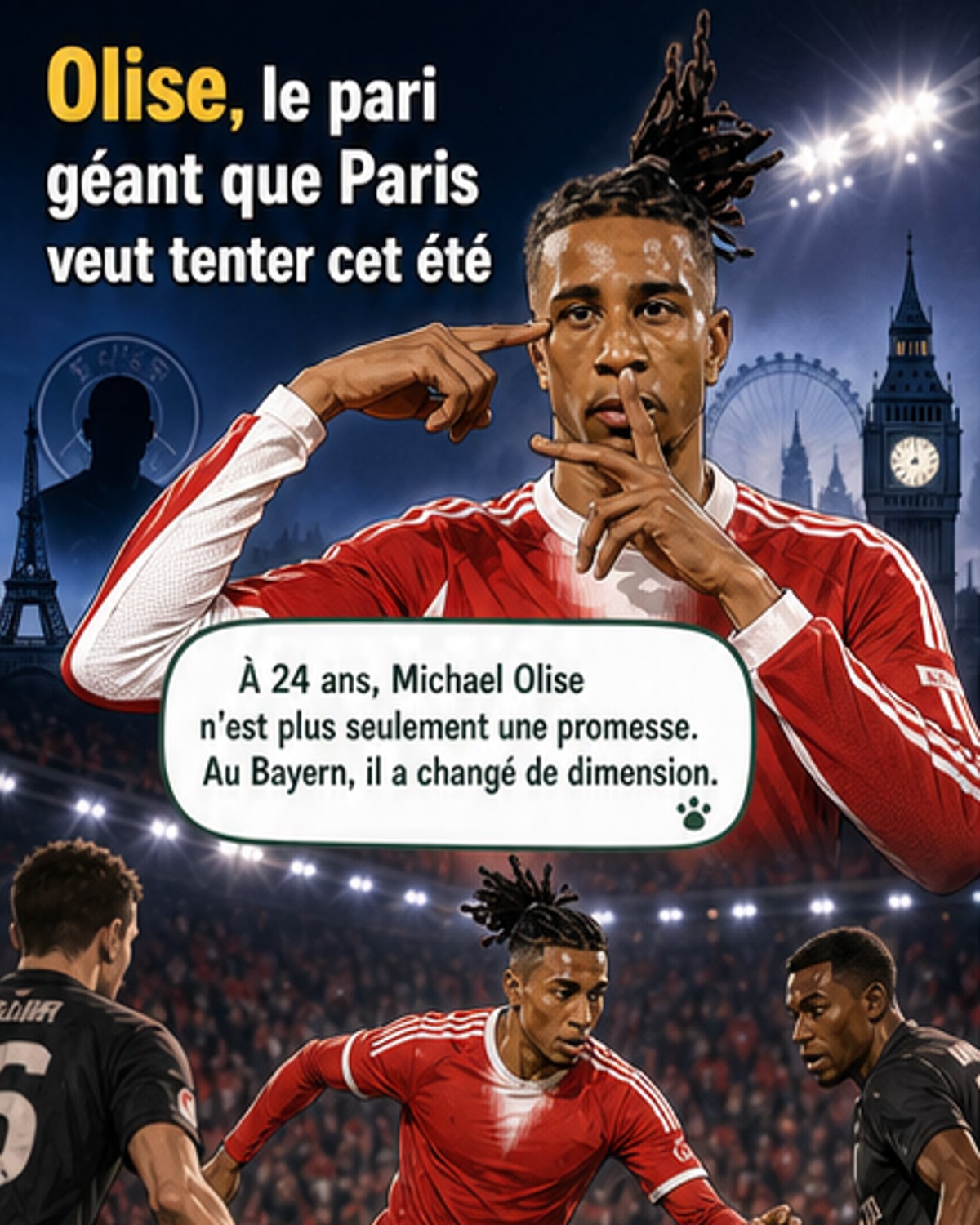 Le PSG veut recruter Olise