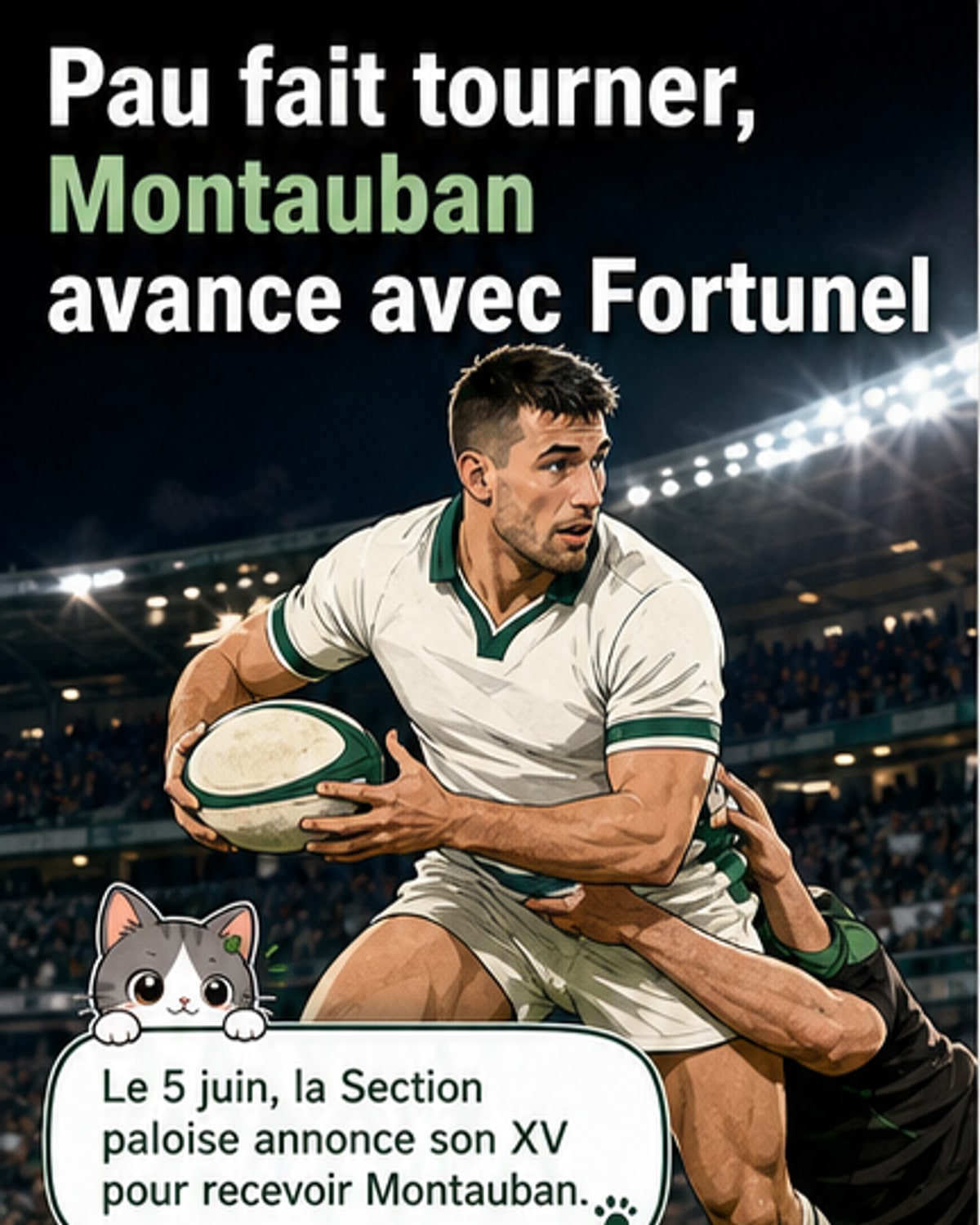 Pau face à Montauban : rotation avant la finale