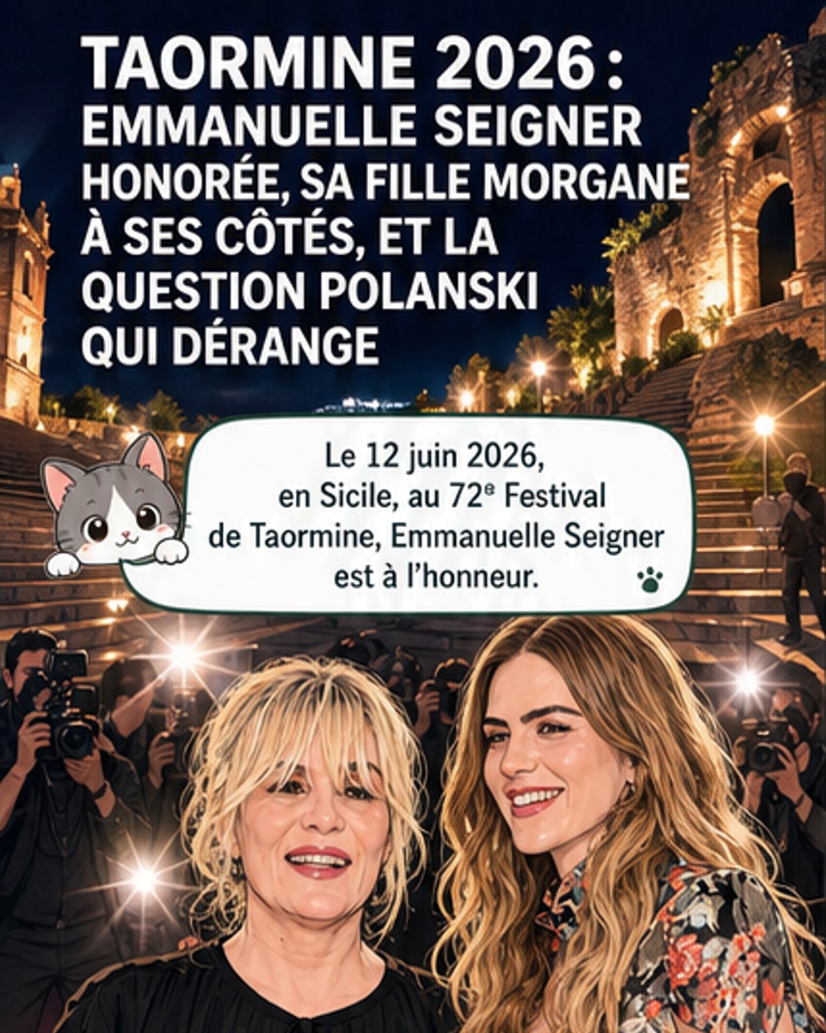Un hommage en famille à Taormine