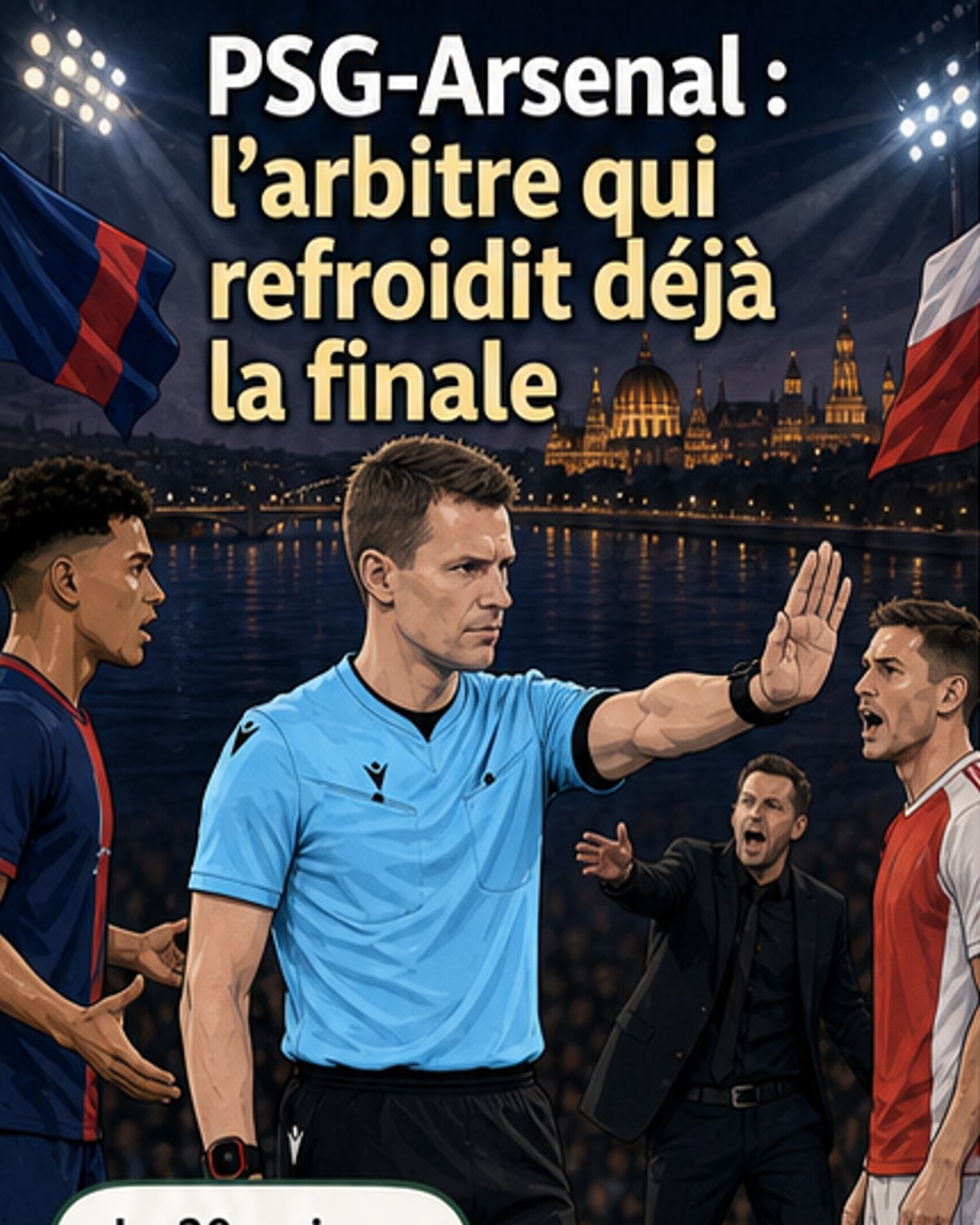 Un arbitre très rigide pour la finale
