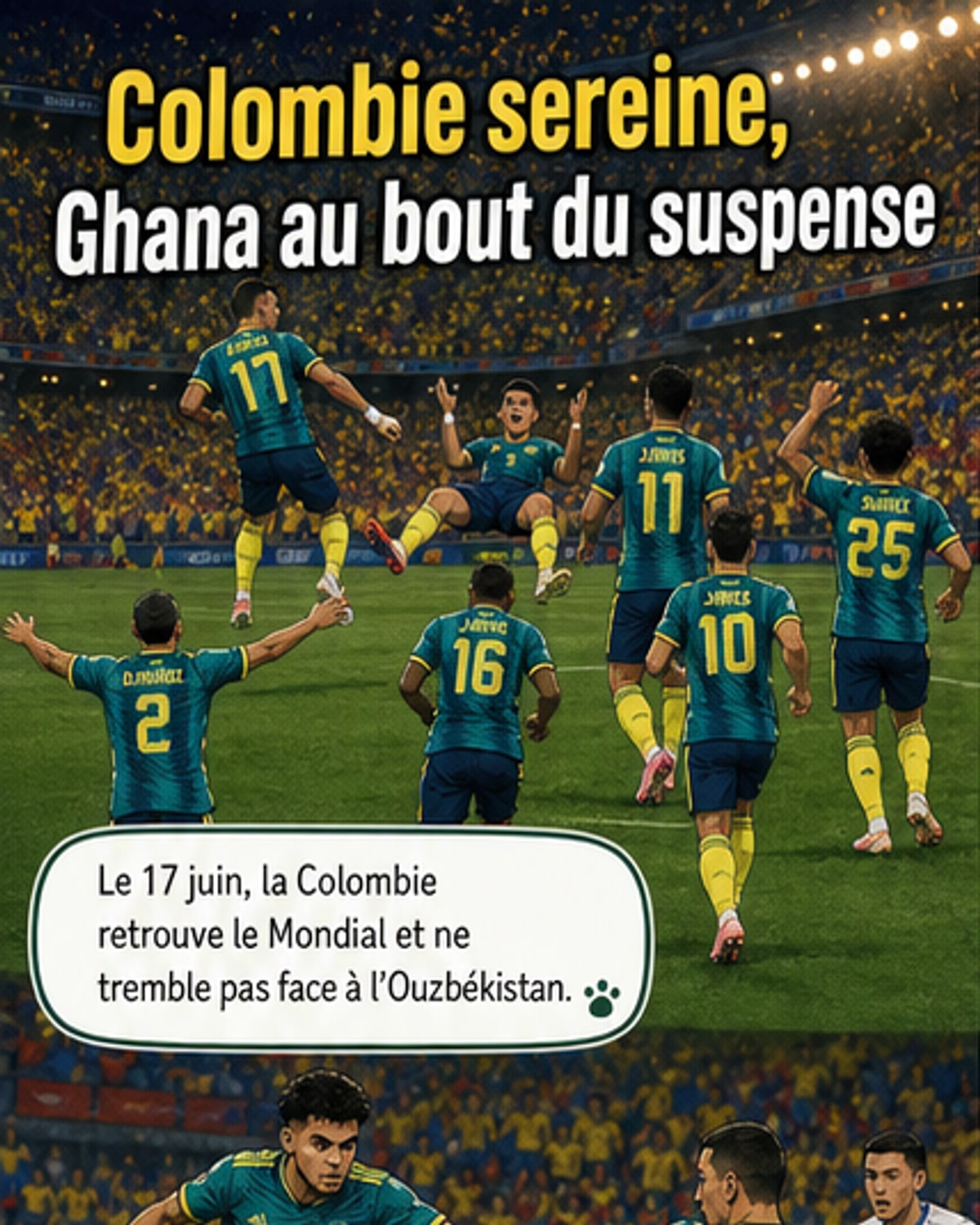 Colombie et Ghana s'imposent