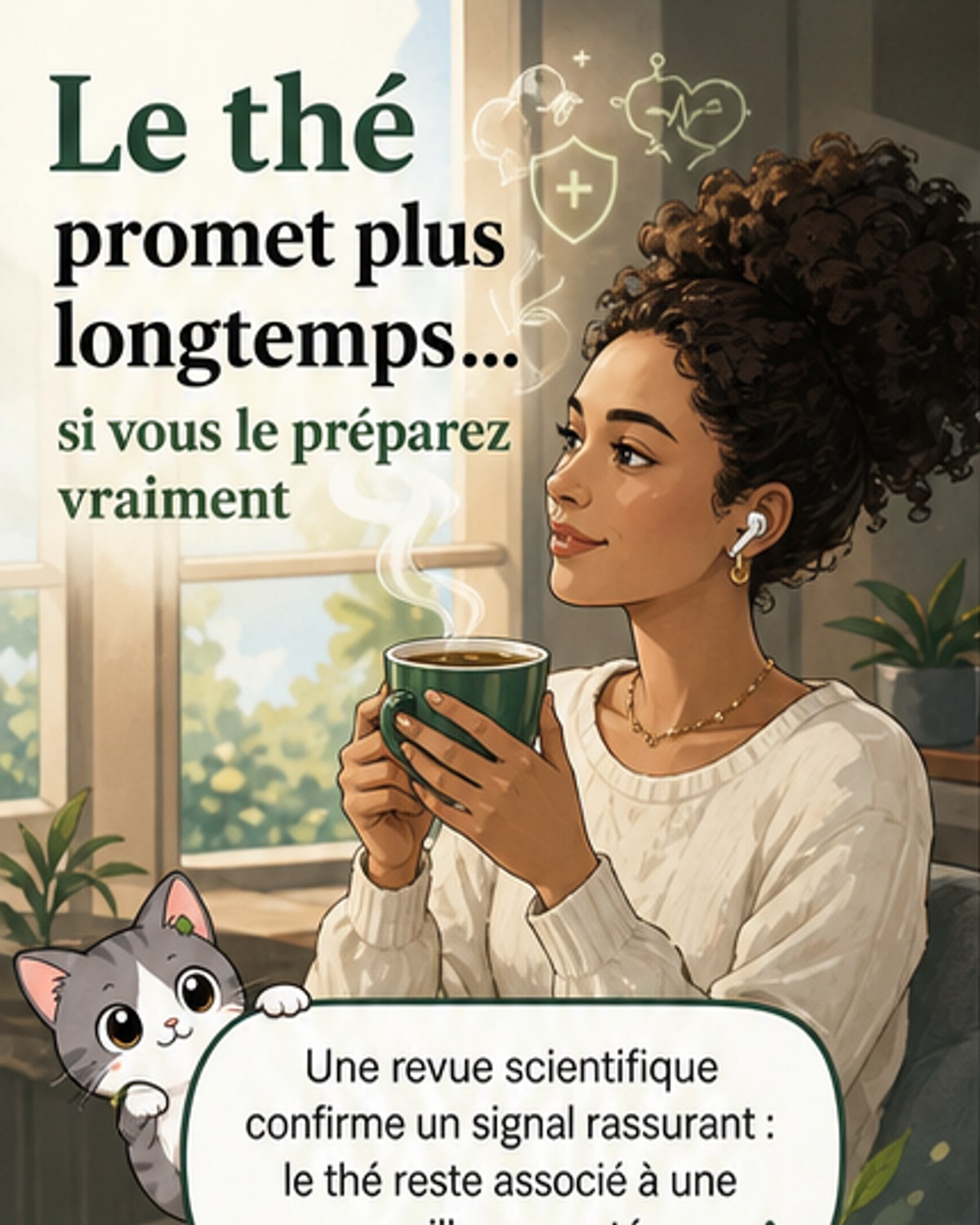 Le thé, allié de longévité ?