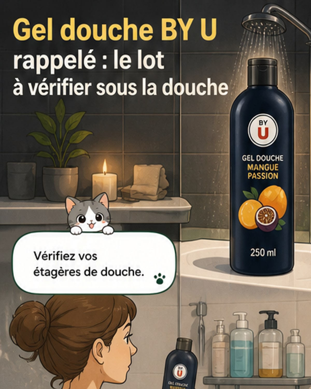 Rappel urgent d’un gel douche U