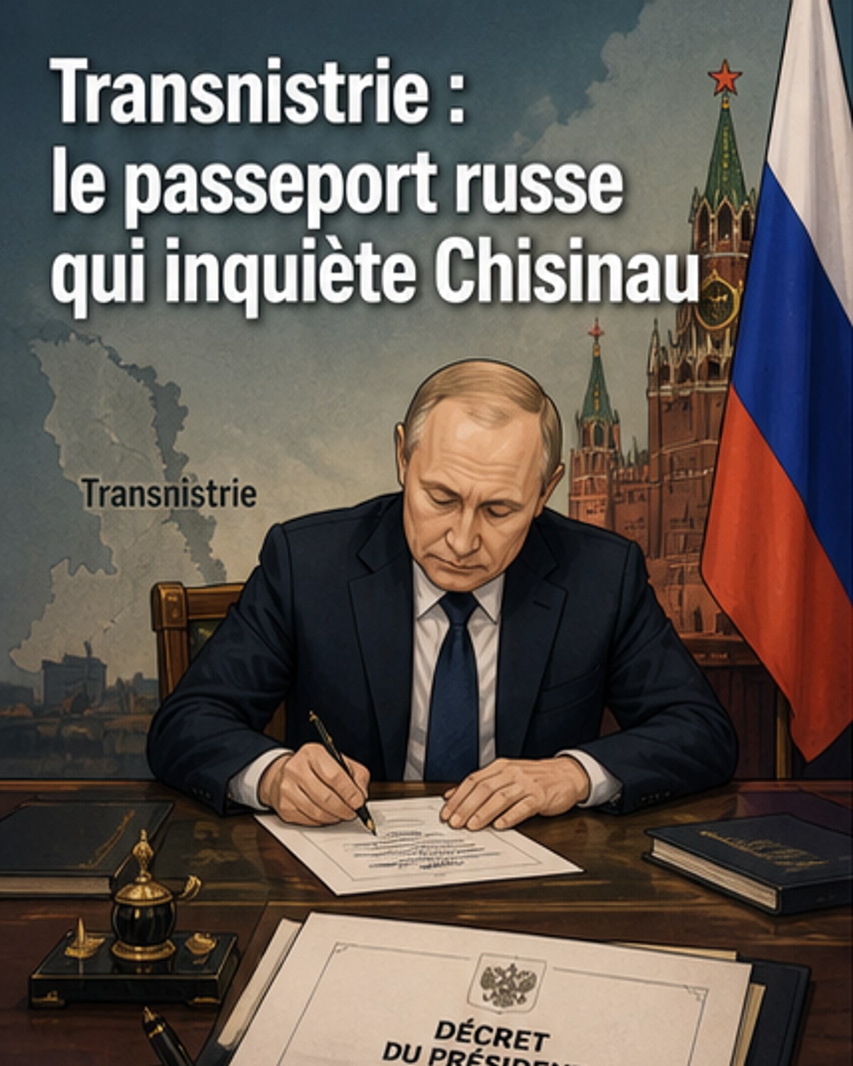 Poutine ouvre la citoyenneté russe à la Transnistrie