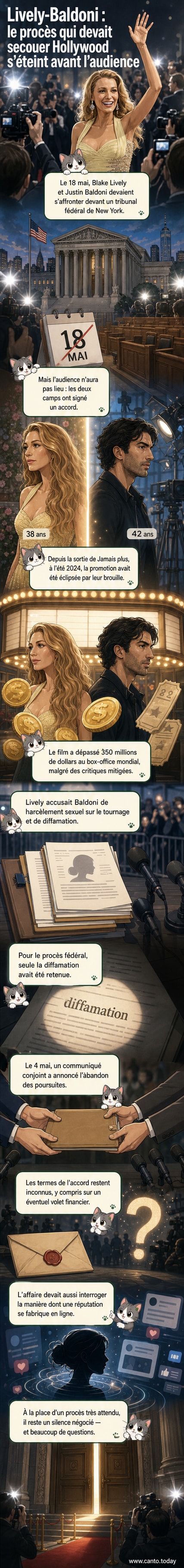Illustration stylisée de deux silhouettes dos à dos, entourées d'éclats de dialogue en forme de flèches, avec un fond de projecteur de cinéma et un téléphone affichant des notifications.