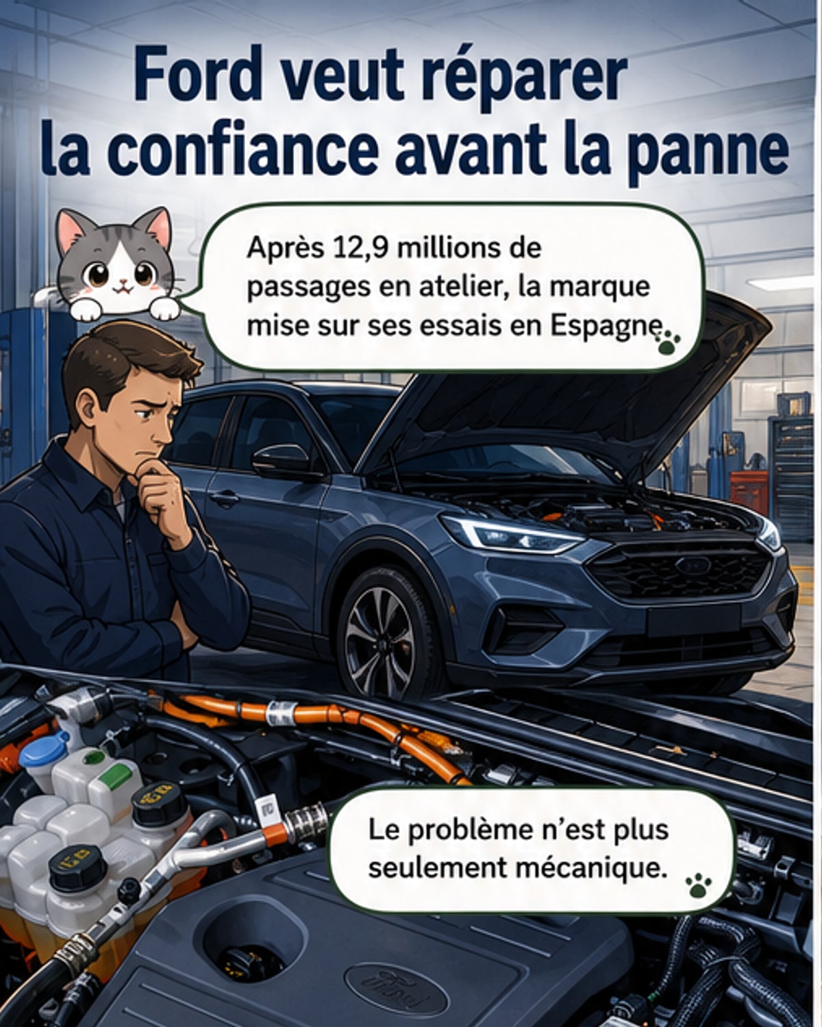 Ford mise sur un centre en Espagne pour éviter les pannes