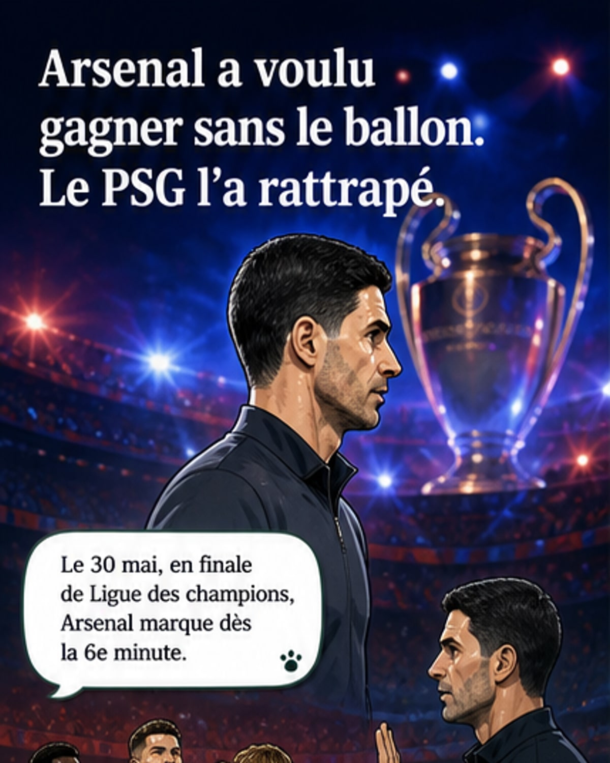 Arsenal, tactique minimaliste en finale