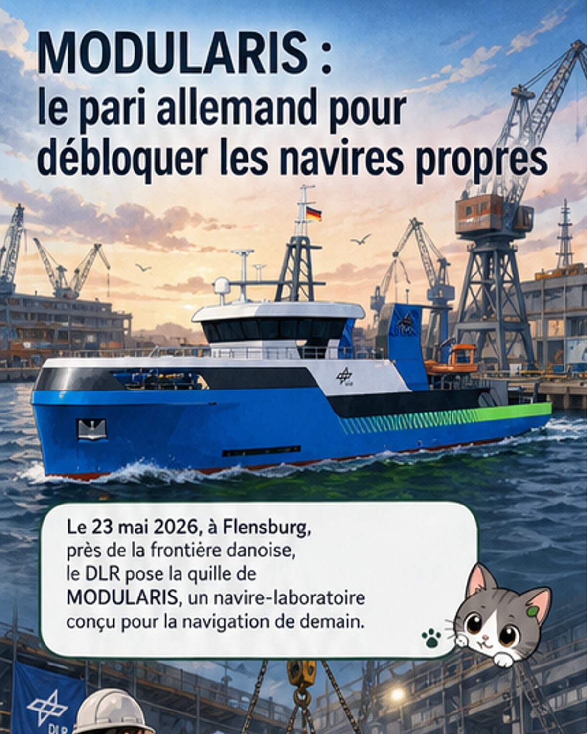 Un navire-laboratoire révolutionnaire pour la navigation de demain