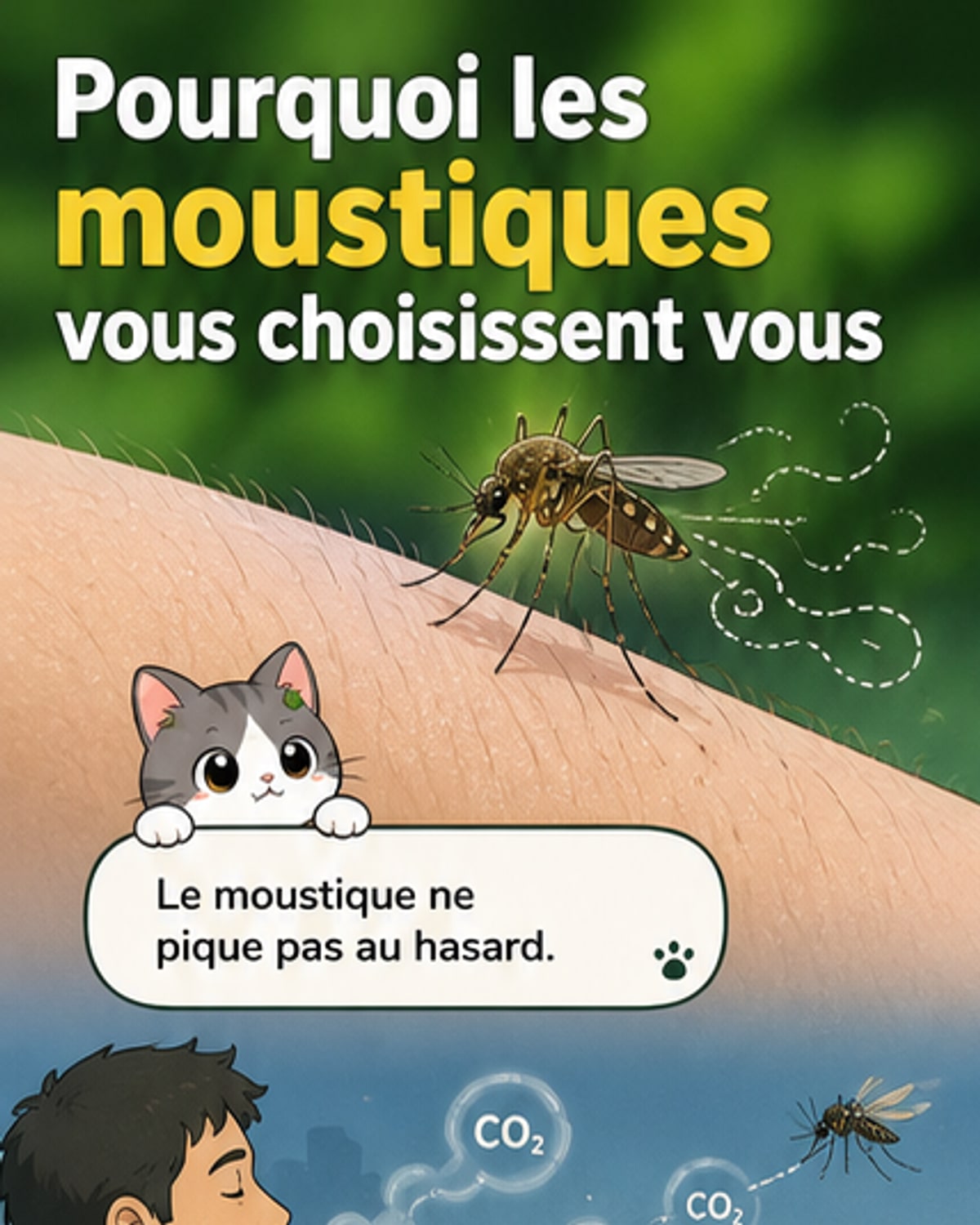 Pourquoi certains attirent plus les moustiques