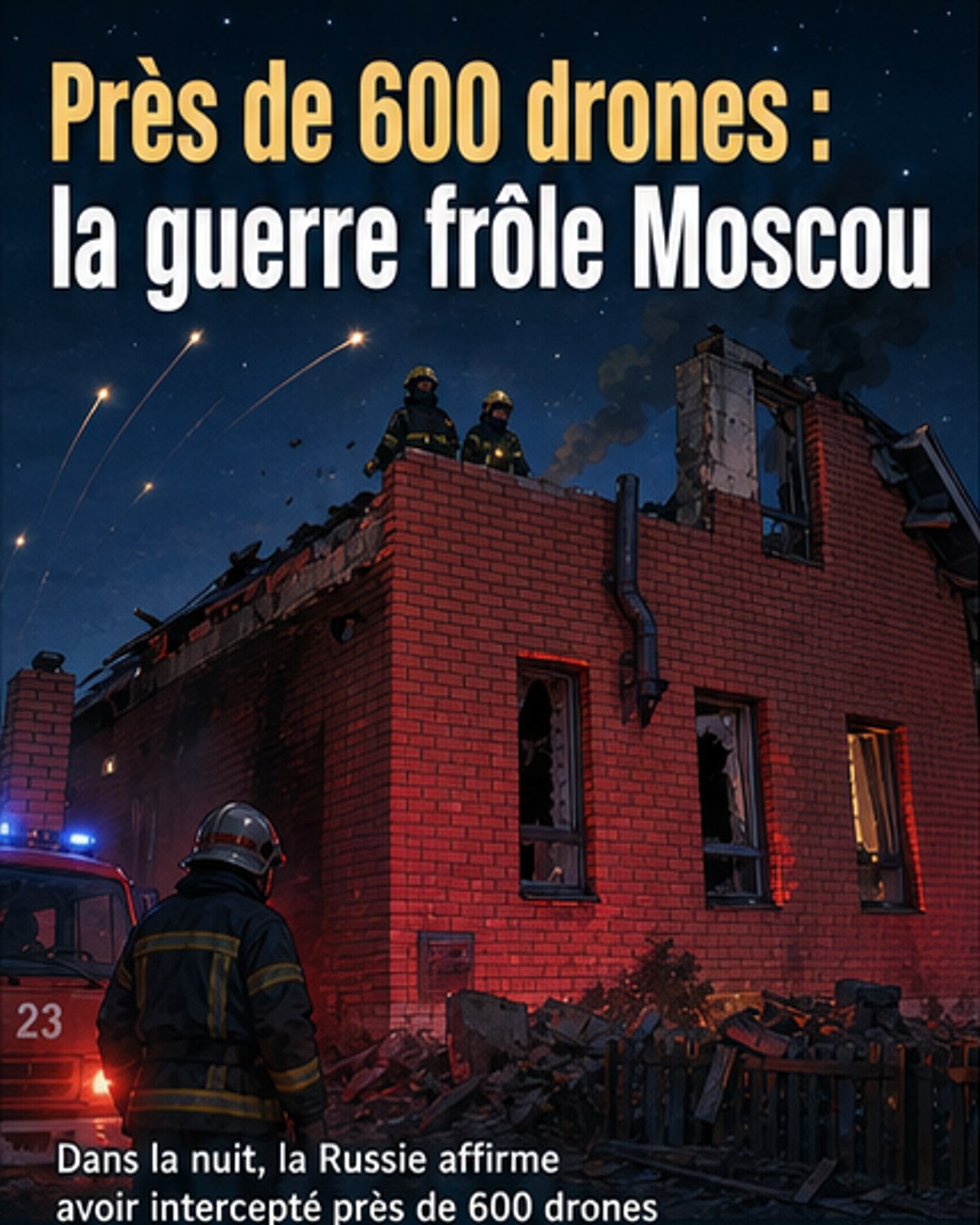 600 drones ukrainiens visent la Russie