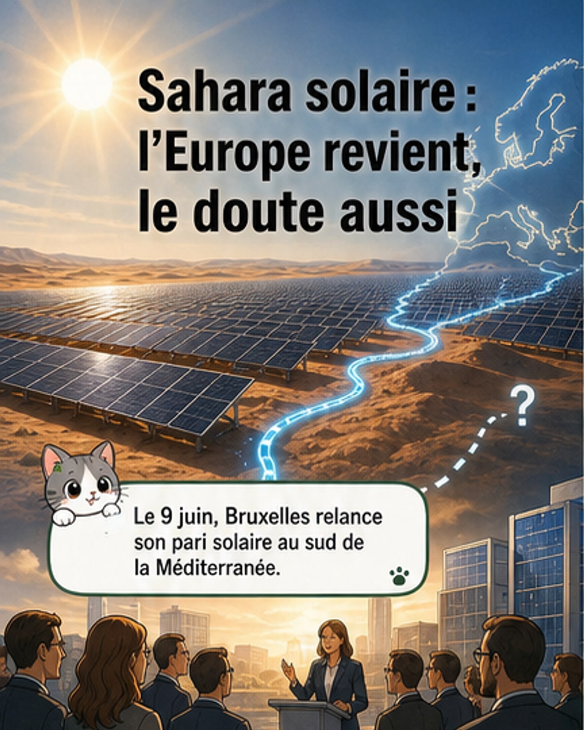 Une portion de l'Algérie pour alimenter l'Europe ?