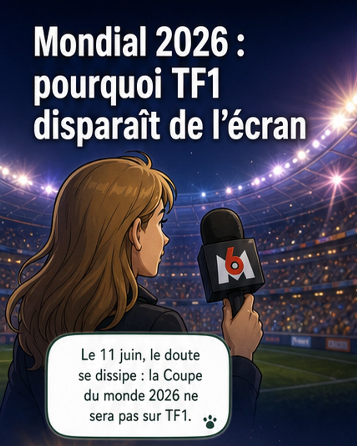 M6 diffuse le Mondial, pas TF1