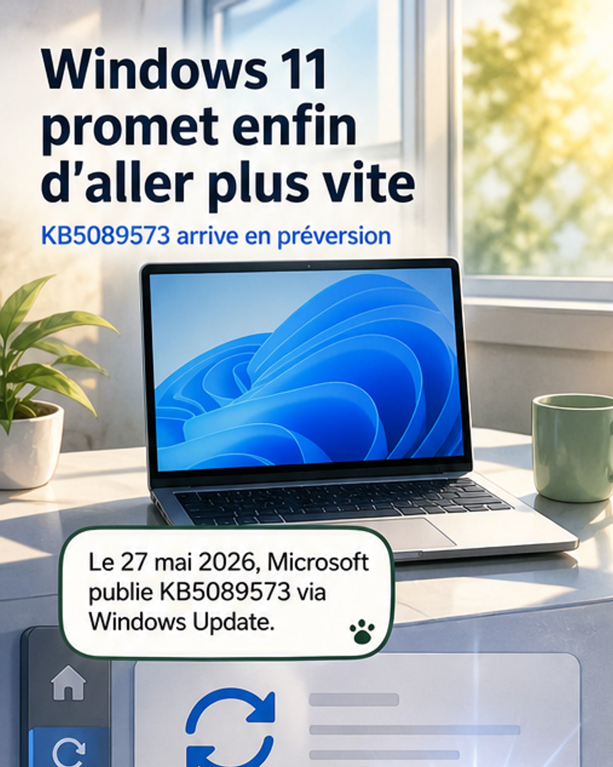Windows 11 gagne en fluidité et en partage