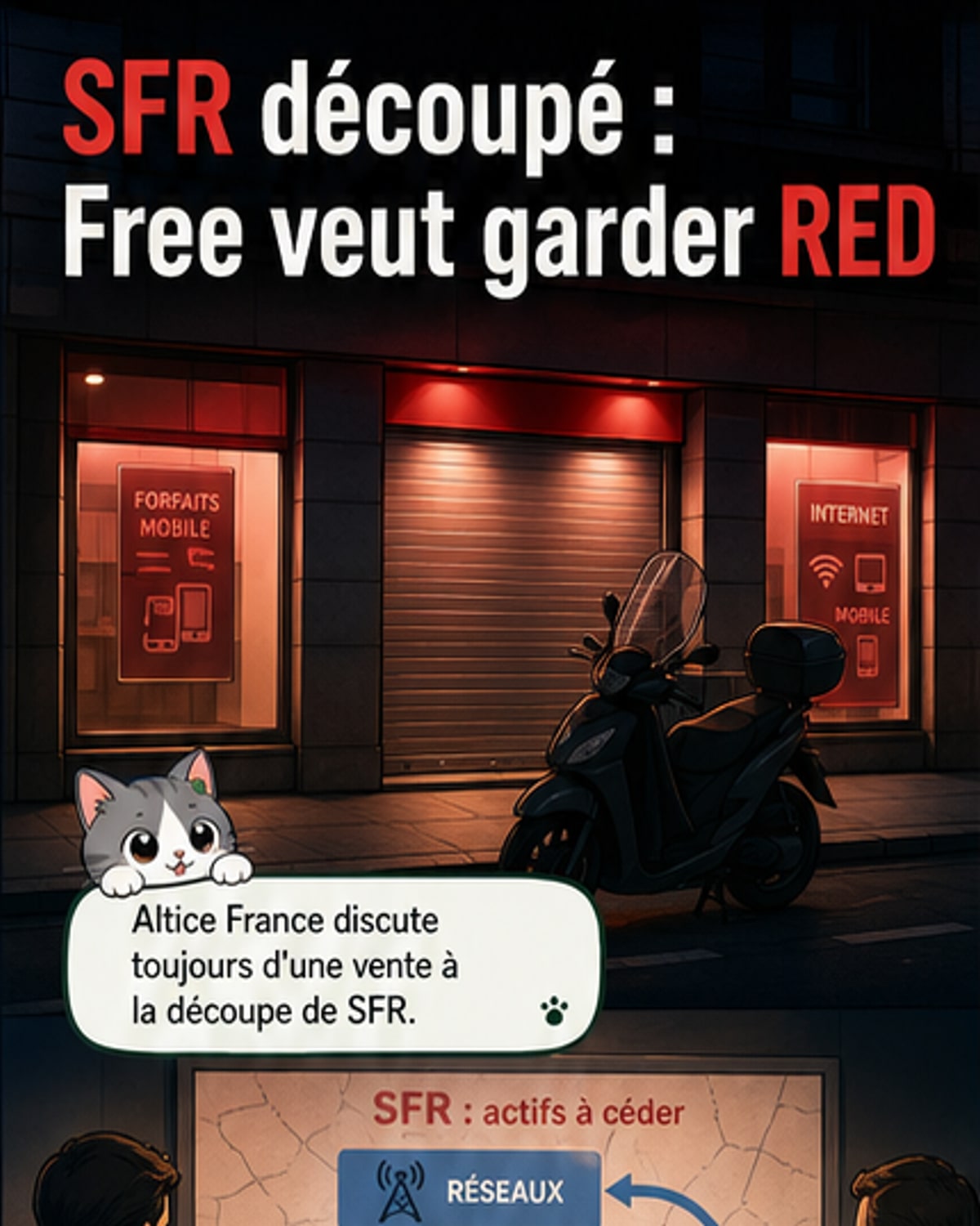 Free viserait RED dans le rachat de SFR