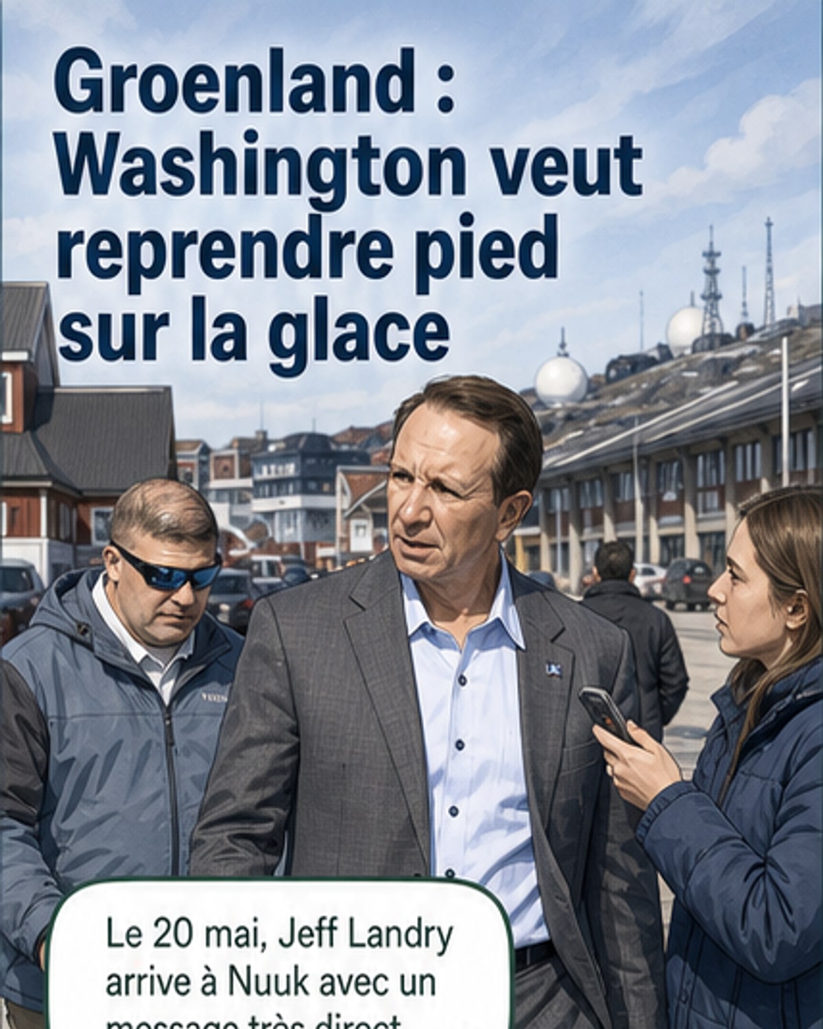 Washington veut « remettre son empreinte » au Groenland
