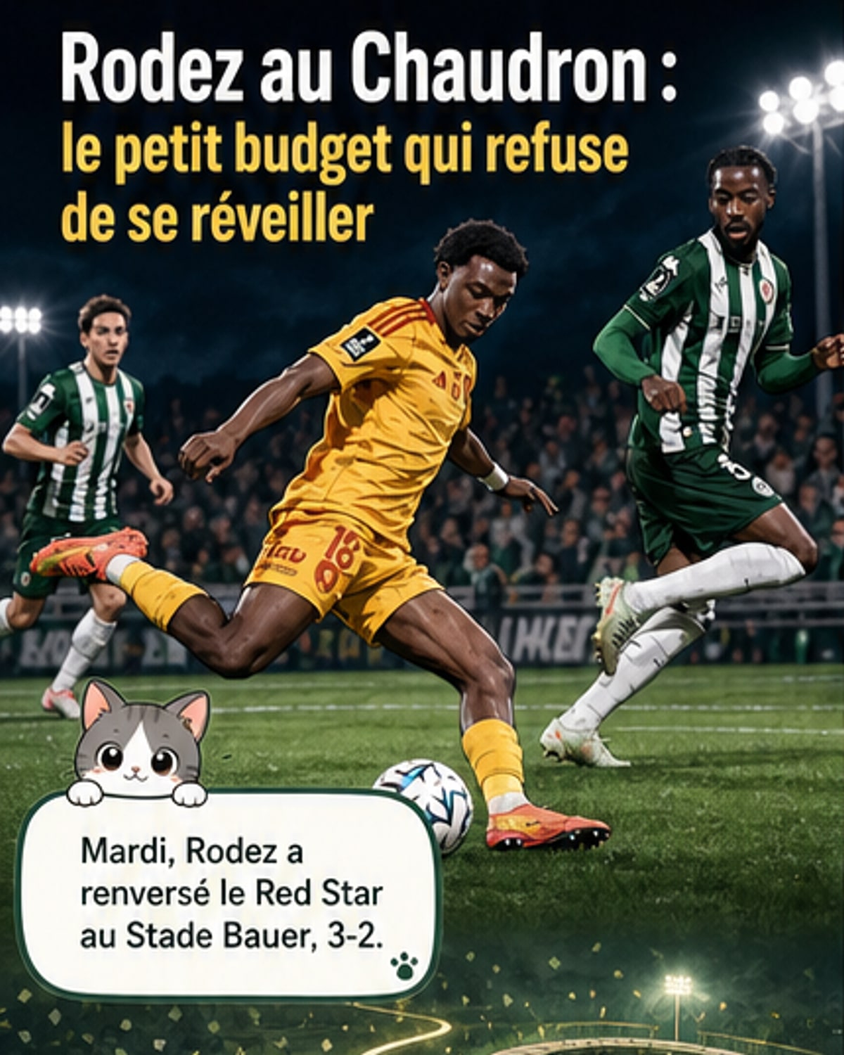 Rodez ose rêver la Ligue 1