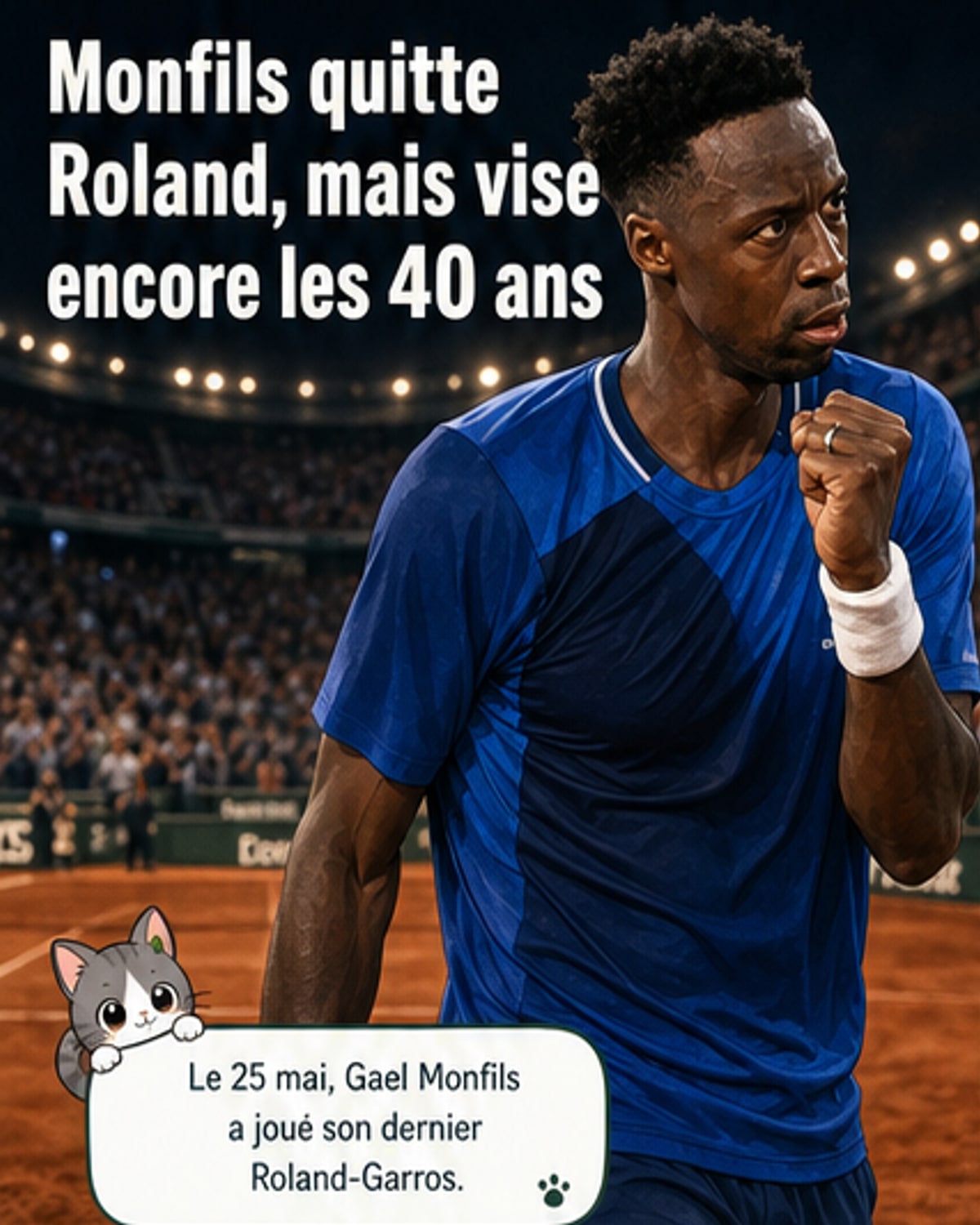Monfils : « Je veux jouer jusqu’à 40 ans »
