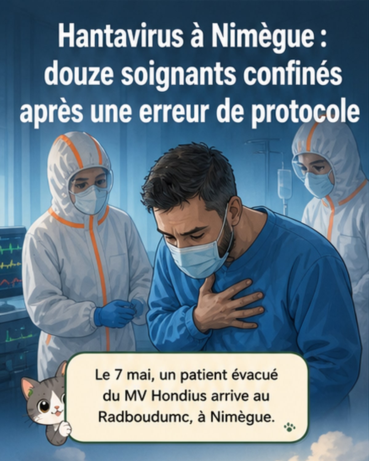 12 soignants confinés après faille