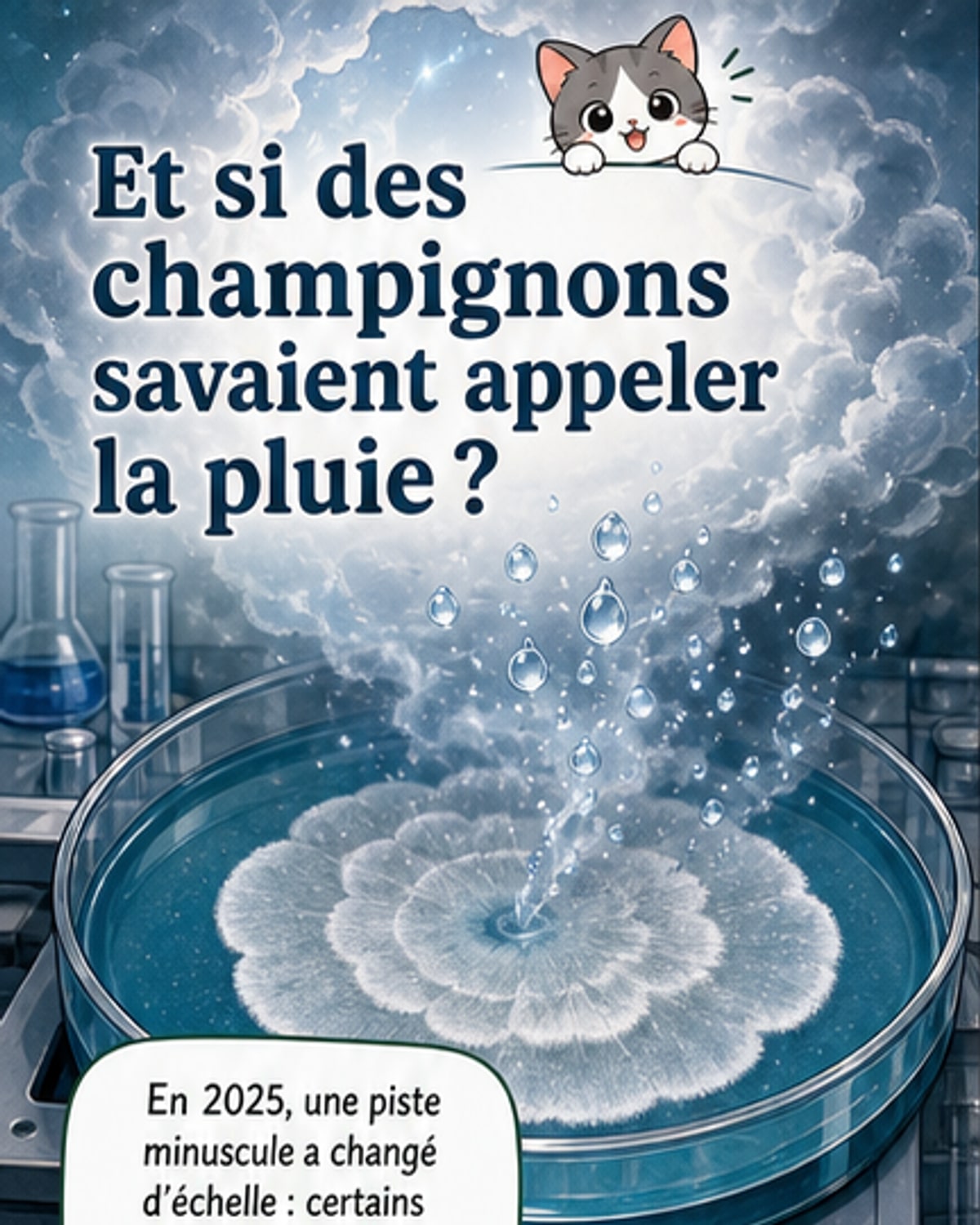 Certains champignons déclenchent la pluie