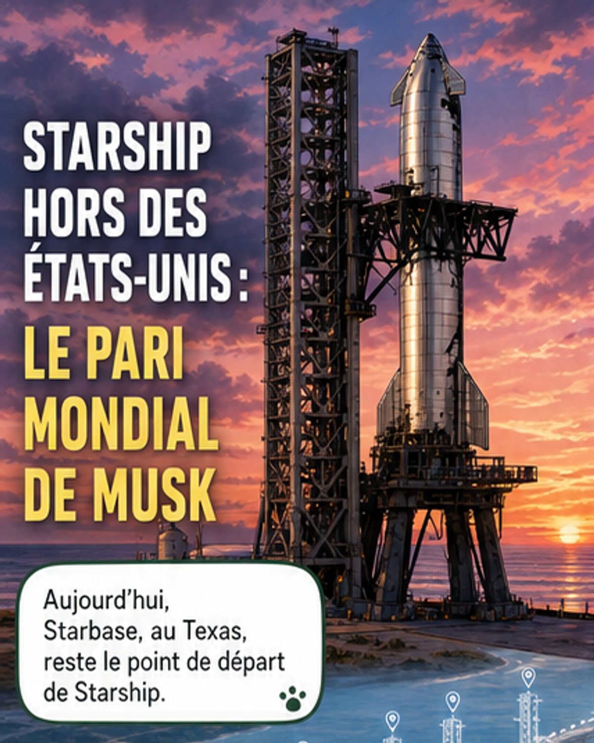 SpaceX veut des bases Starship partout