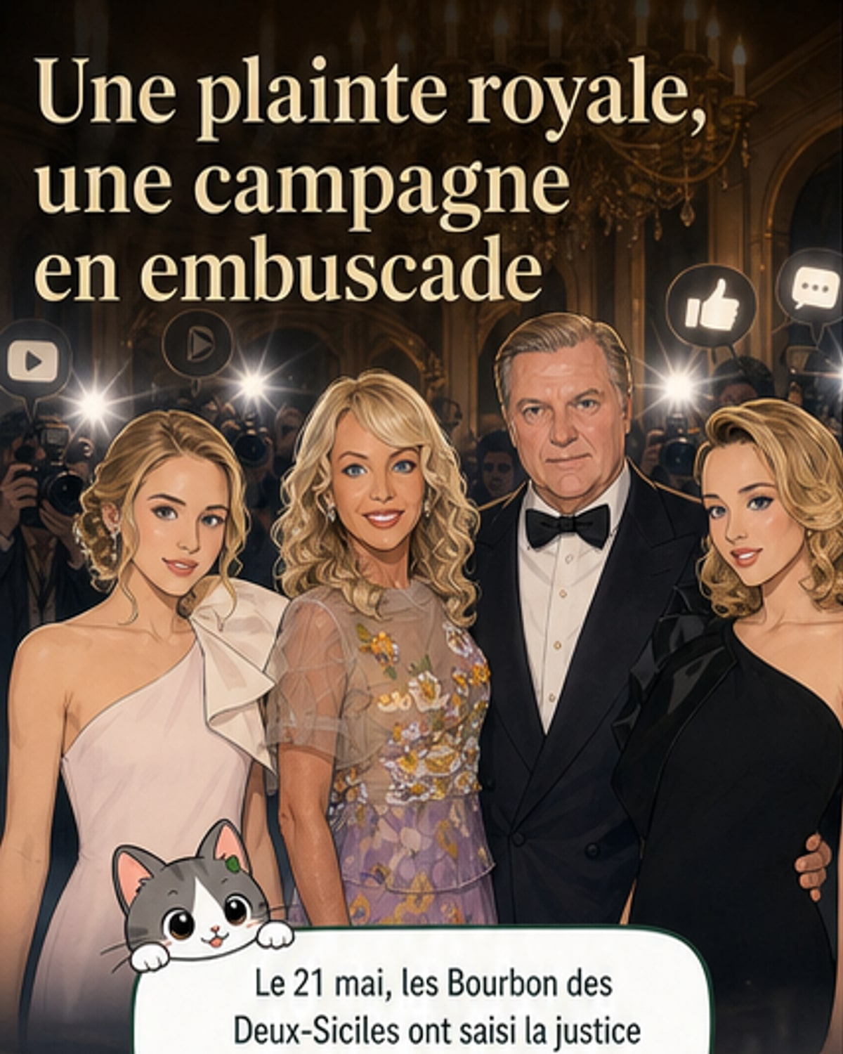 Une famille royale attaque un média en justice
