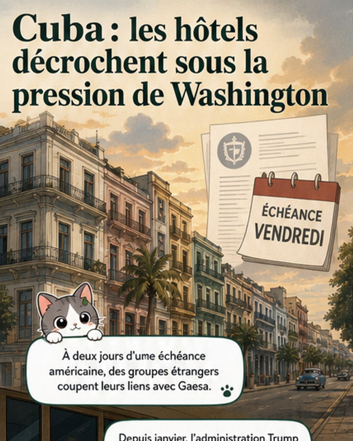 Cuba : l'étau américain se resserre